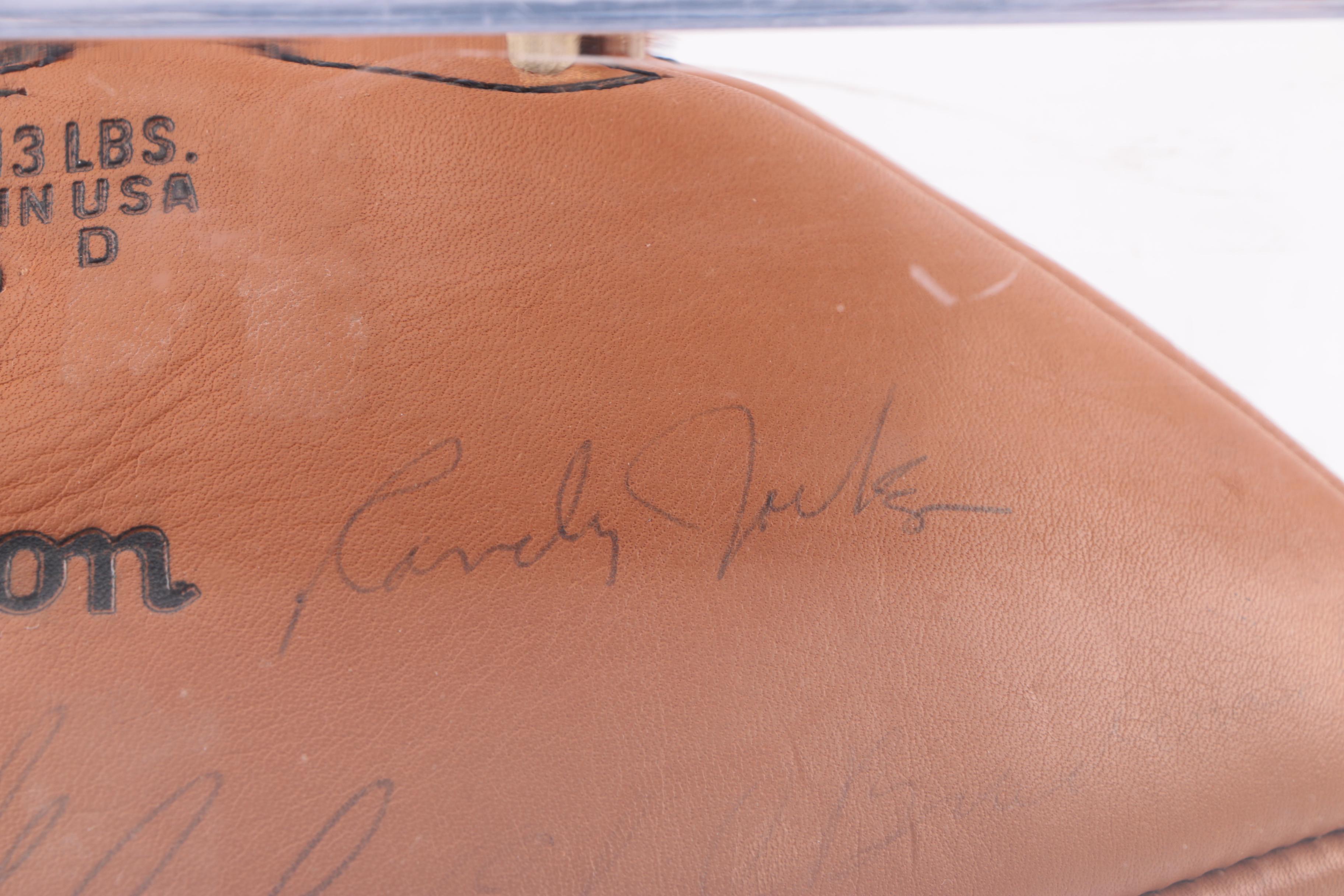 1971 Chicago Bears Signed Football