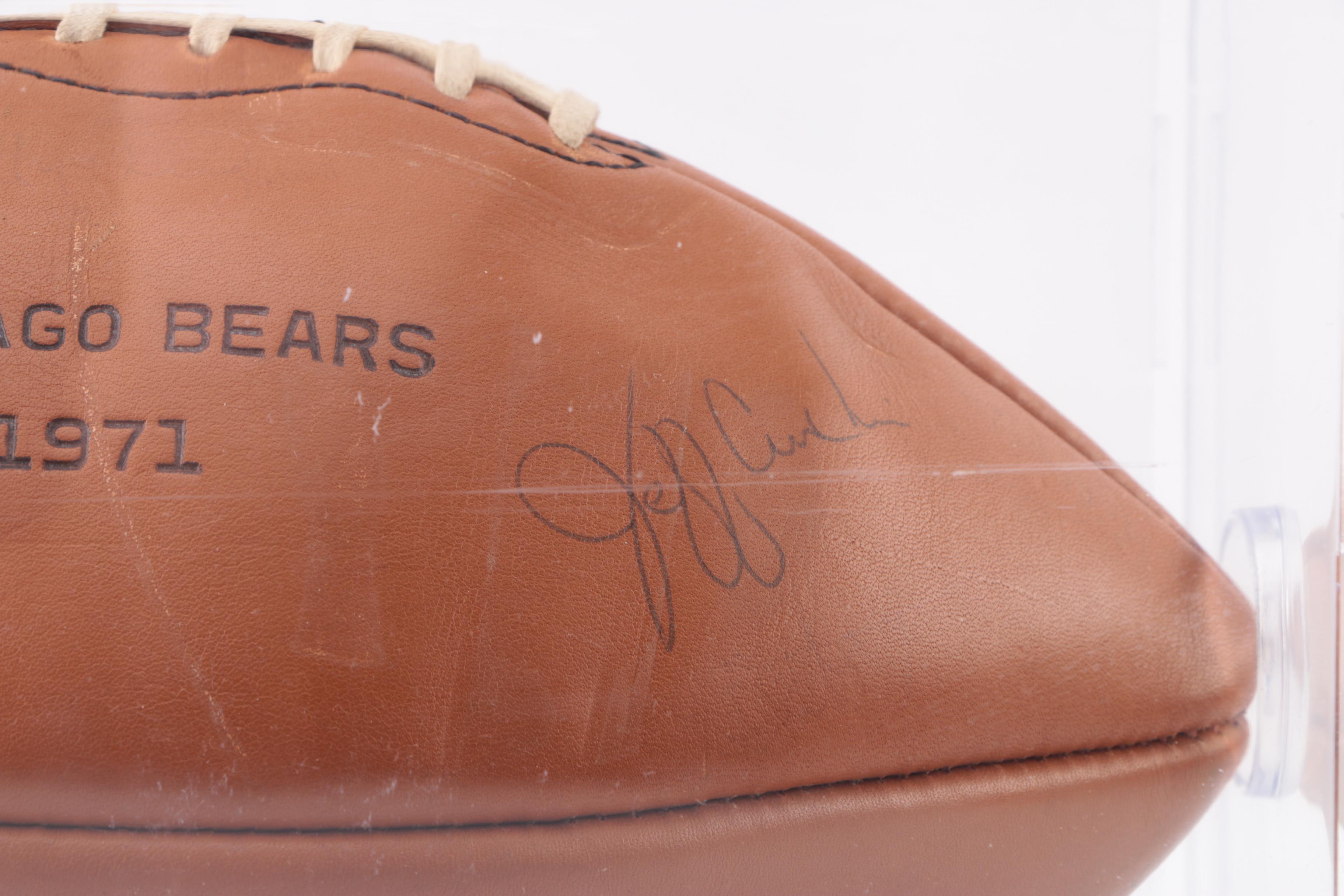 1971 Chicago Bears Signed Football