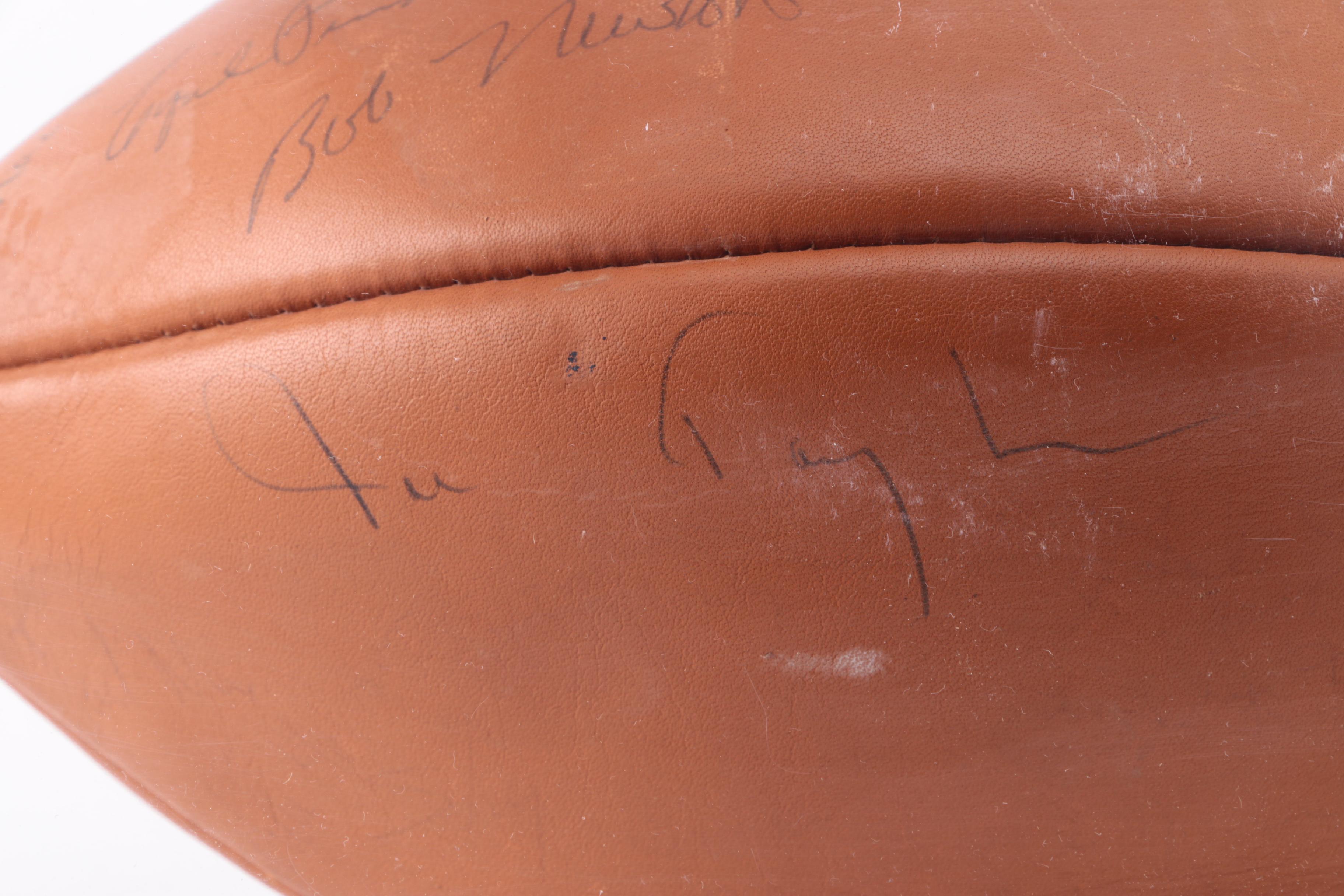 1971 Chicago Bears Signed Football