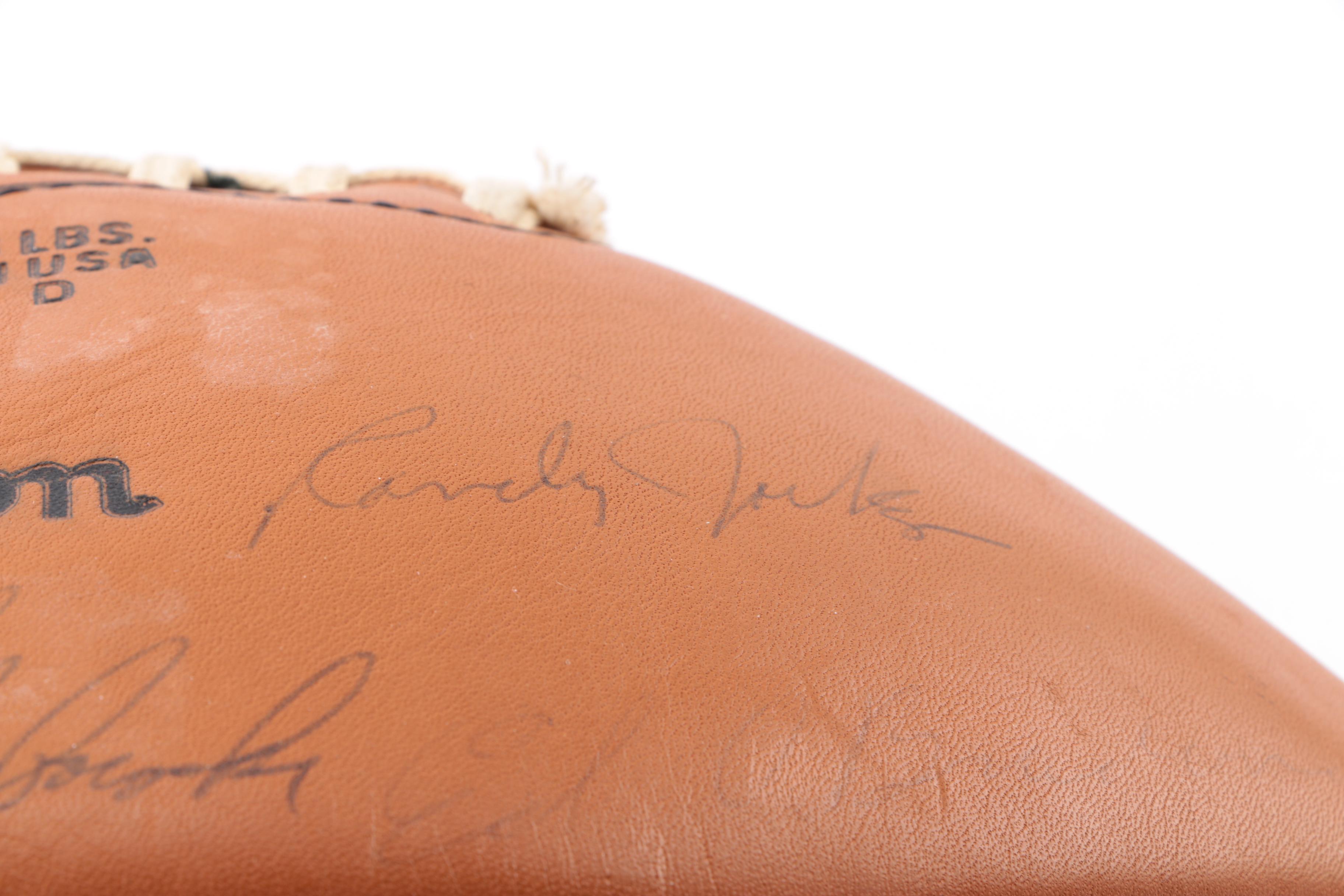 1971 Chicago Bears Signed Football