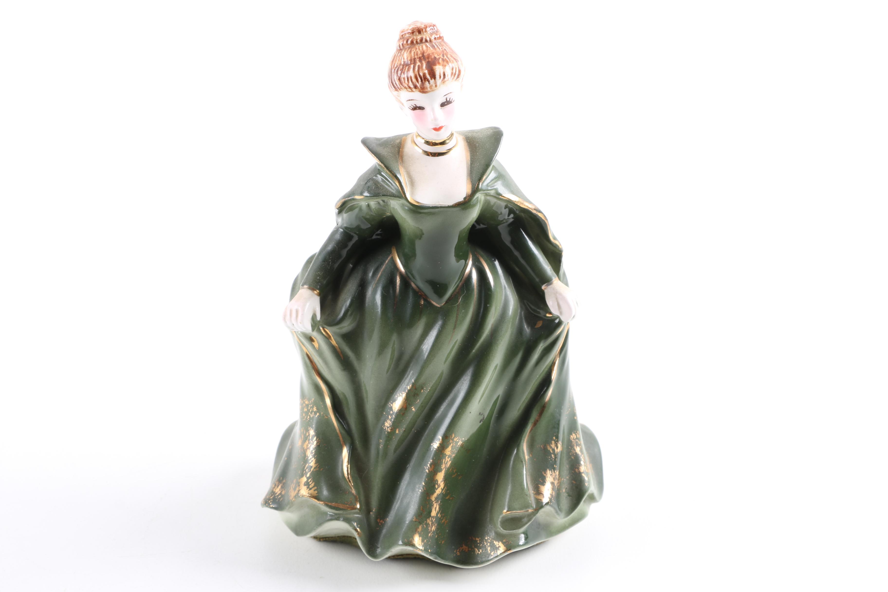 Assorted Porcelain Figurines including Lenwile Ardalt Artware