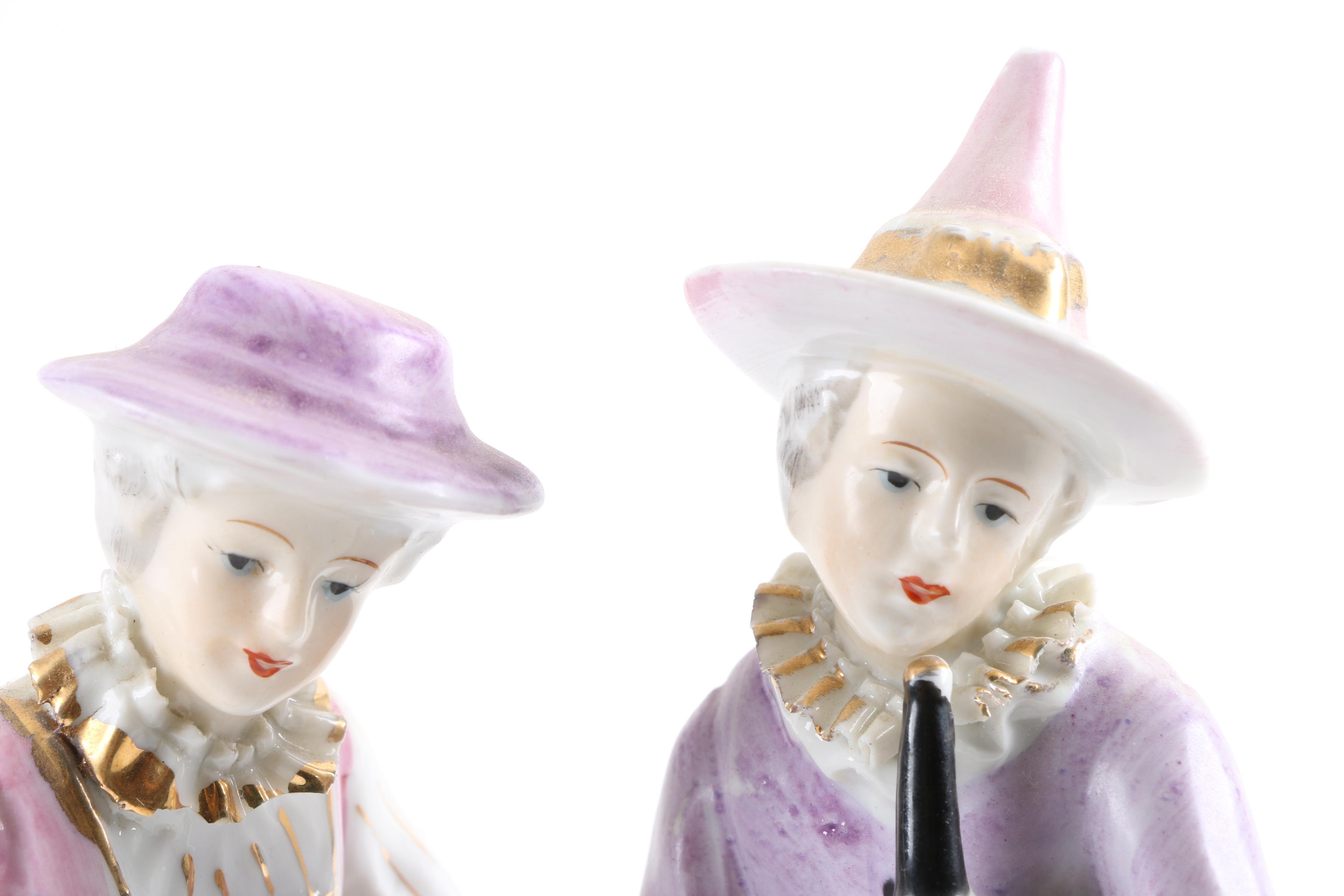 Assorted Porcelain Figurines including Lenwile Ardalt Artware