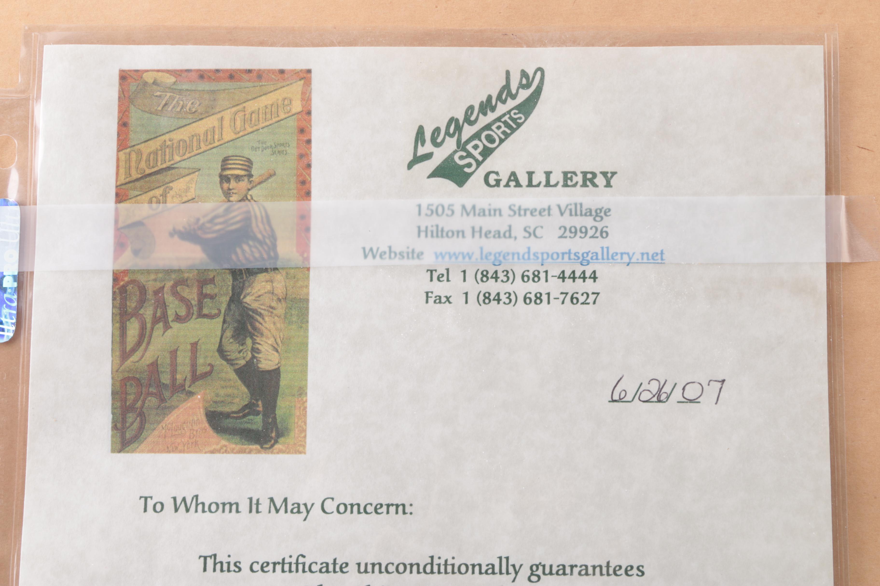 1961 Signed New York Yankees Infielder Photo