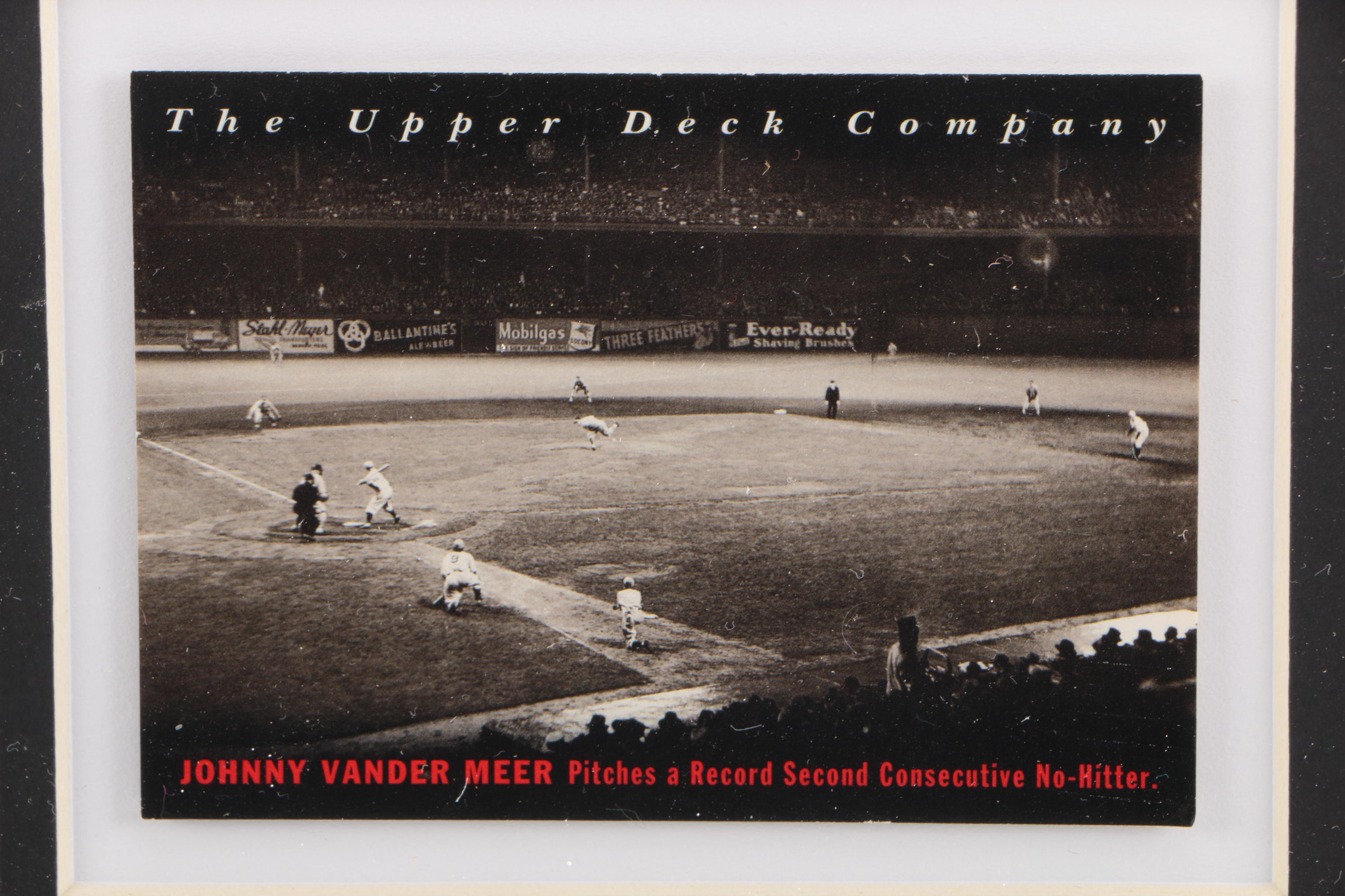 Signed Johnny Vander Meer Photograph