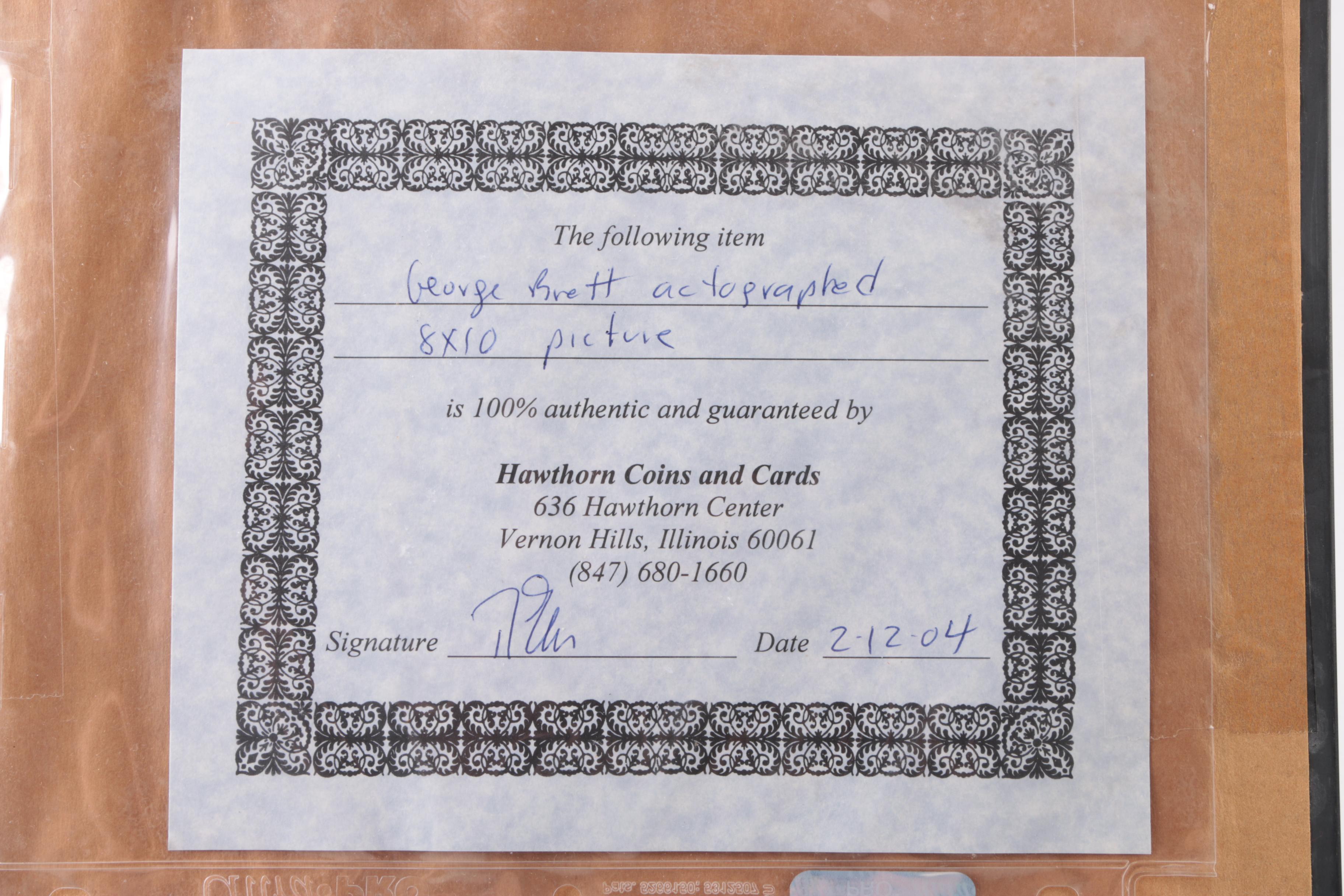 George Brett Autographed Photo