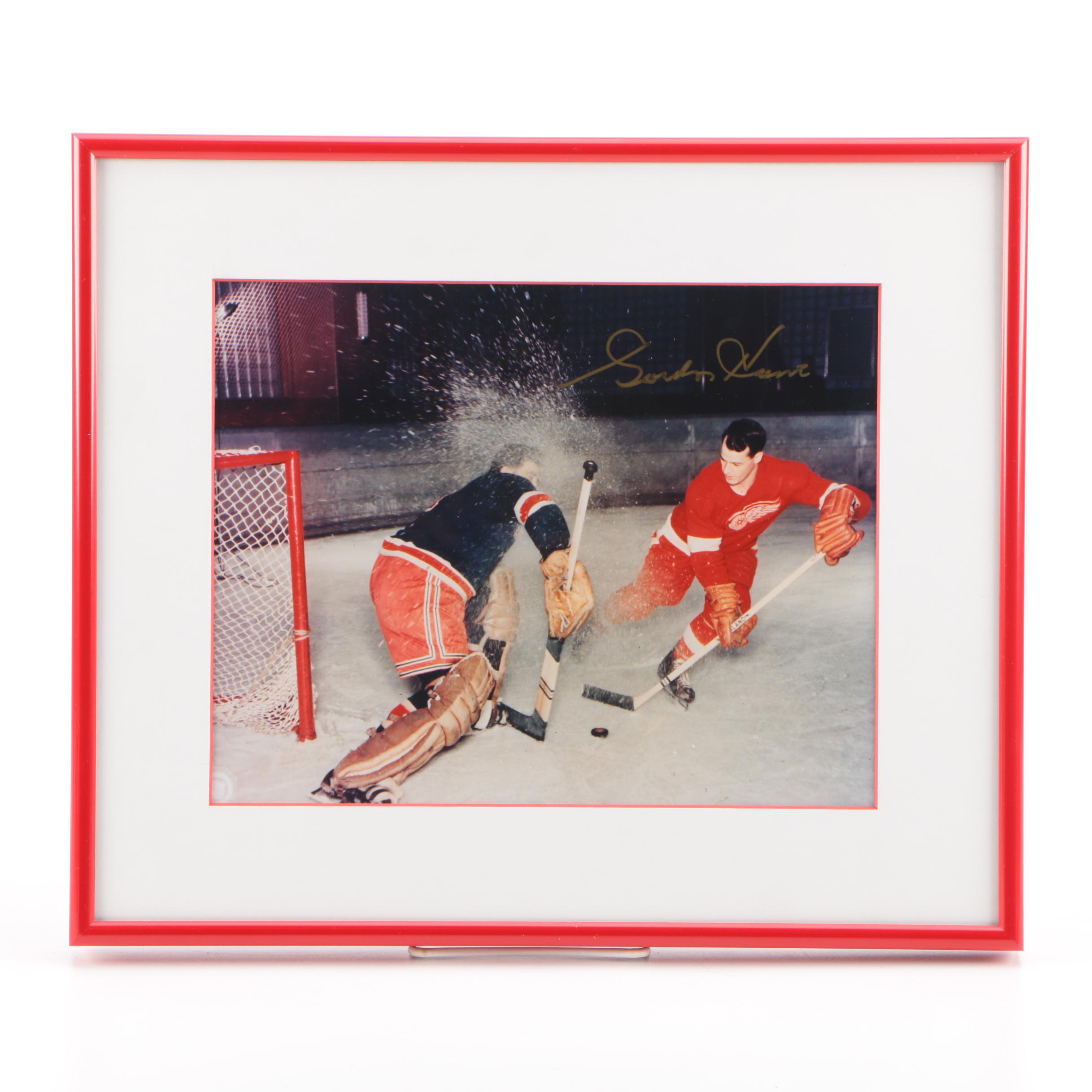 Gordie Howe Autographed Photo