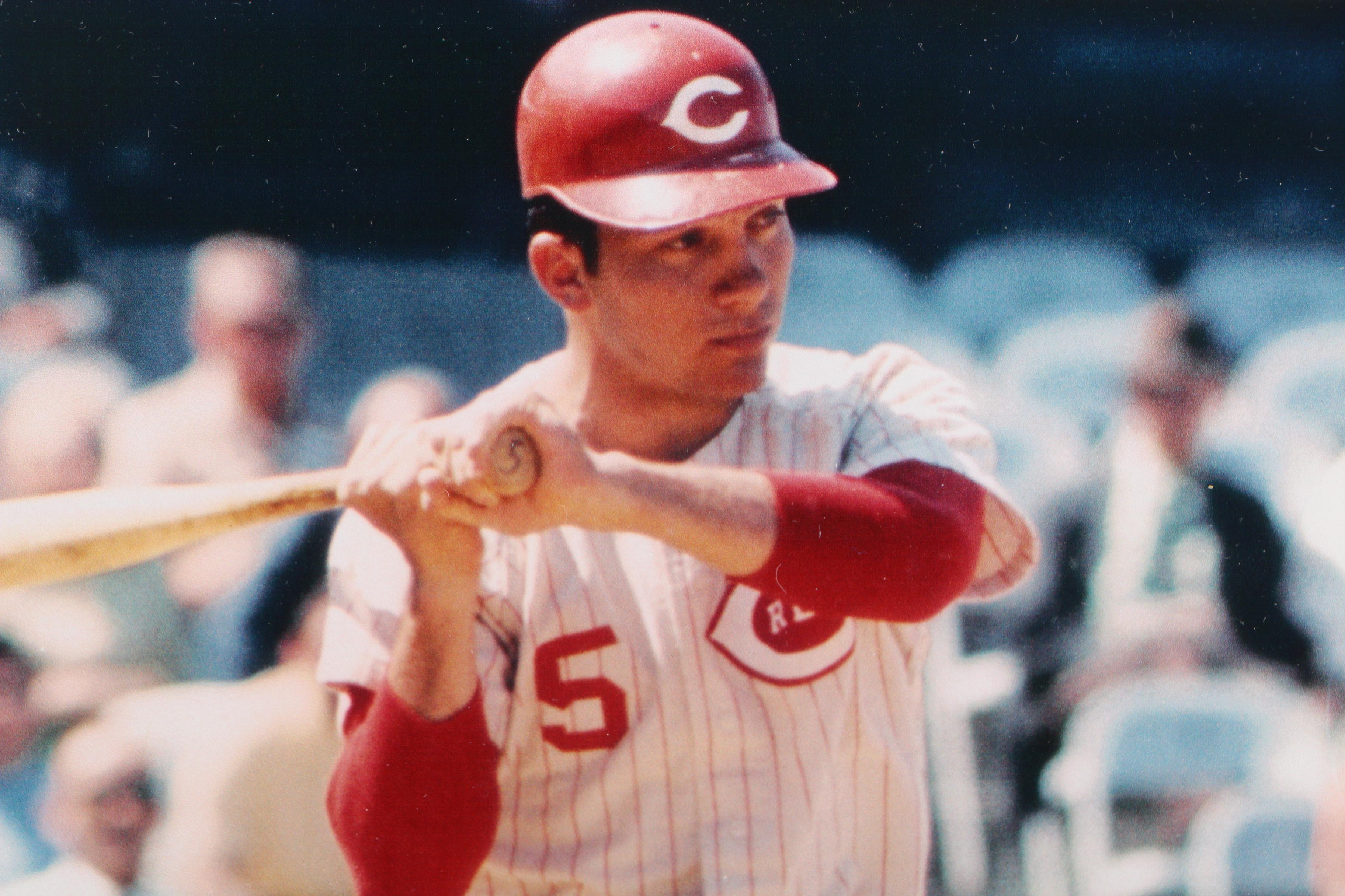 Autographed Johnny Bench Print