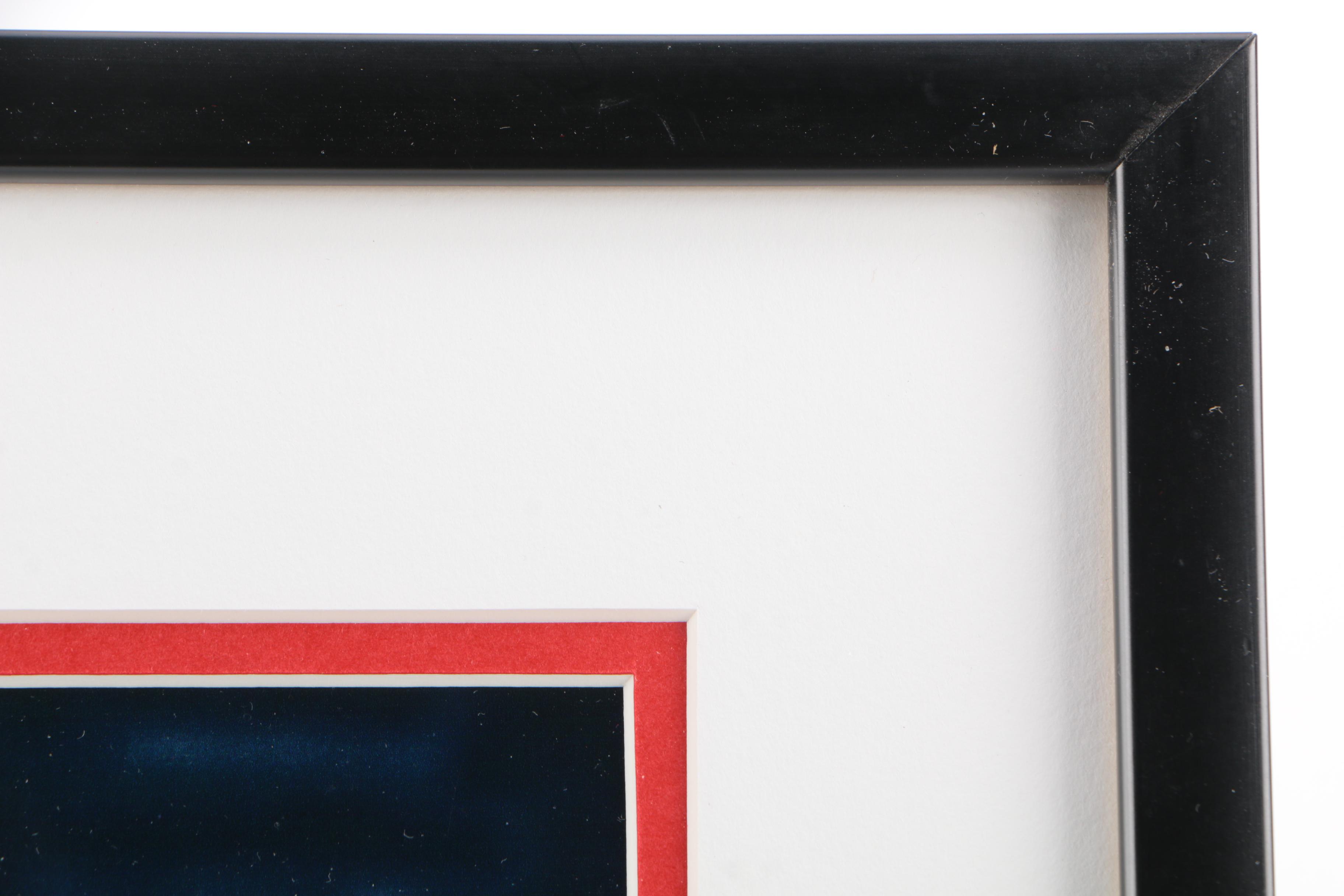 Autographed Johnny Bench Print