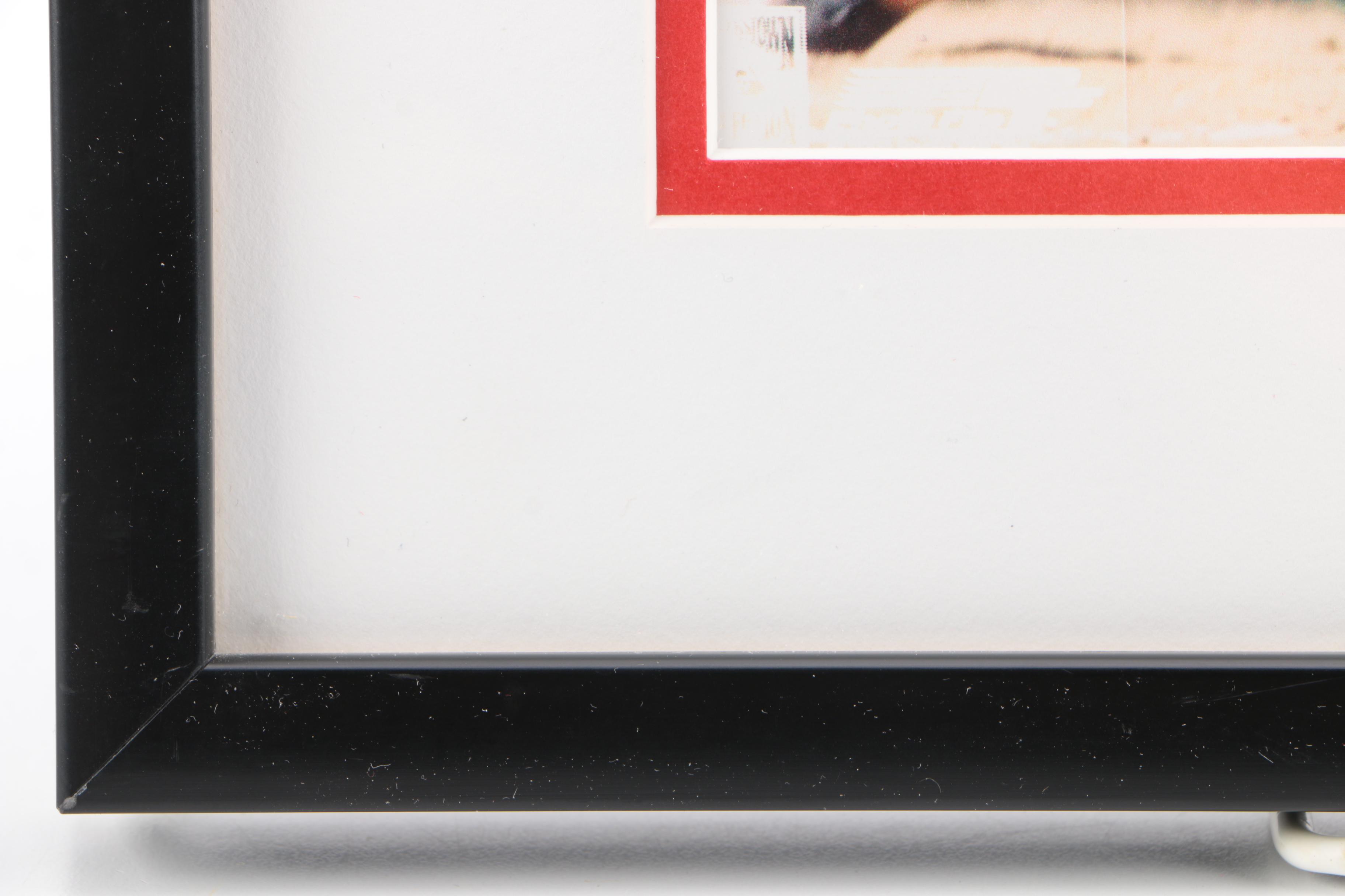 Autographed Johnny Bench Print