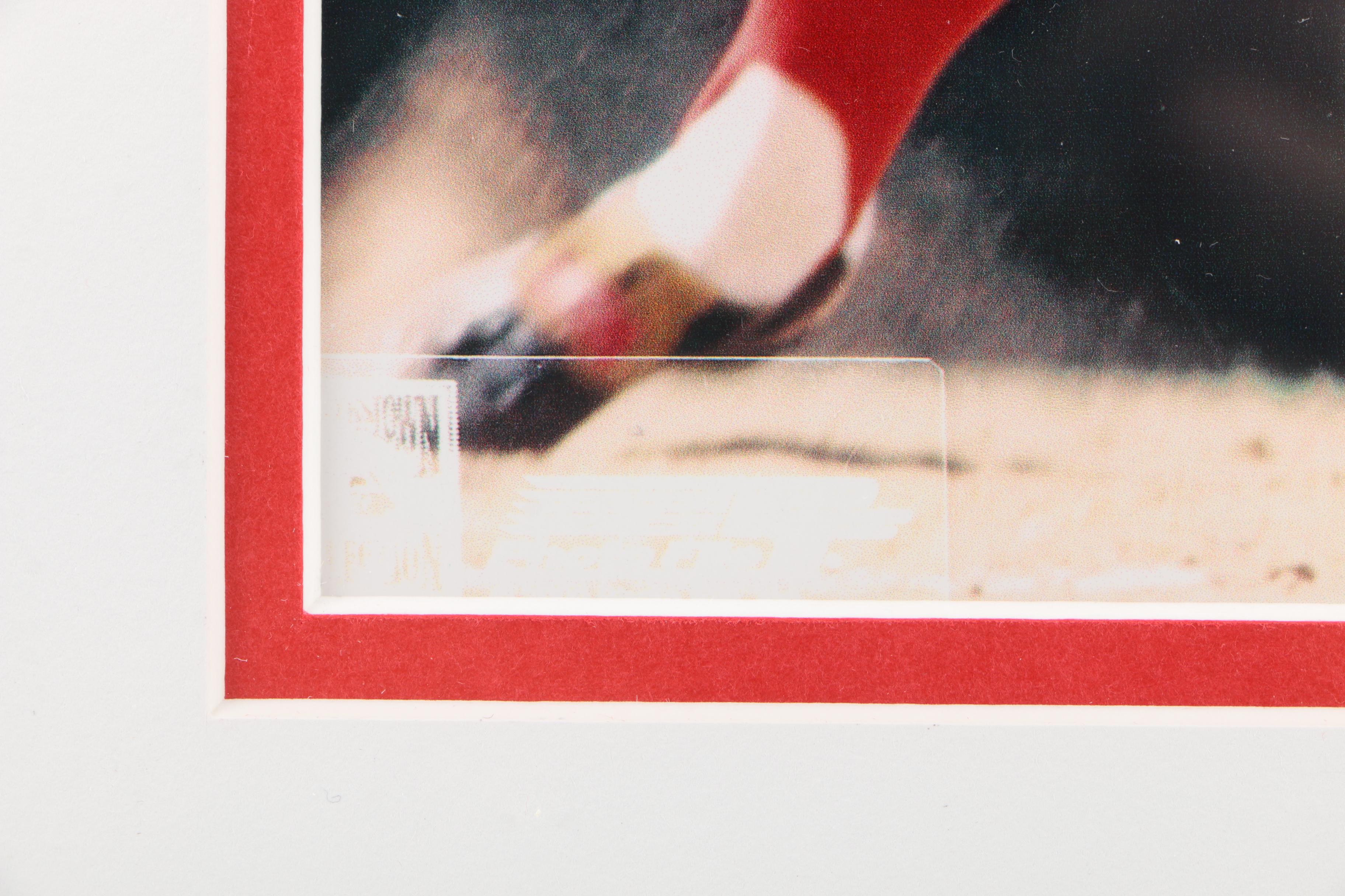 Autographed Johnny Bench Print