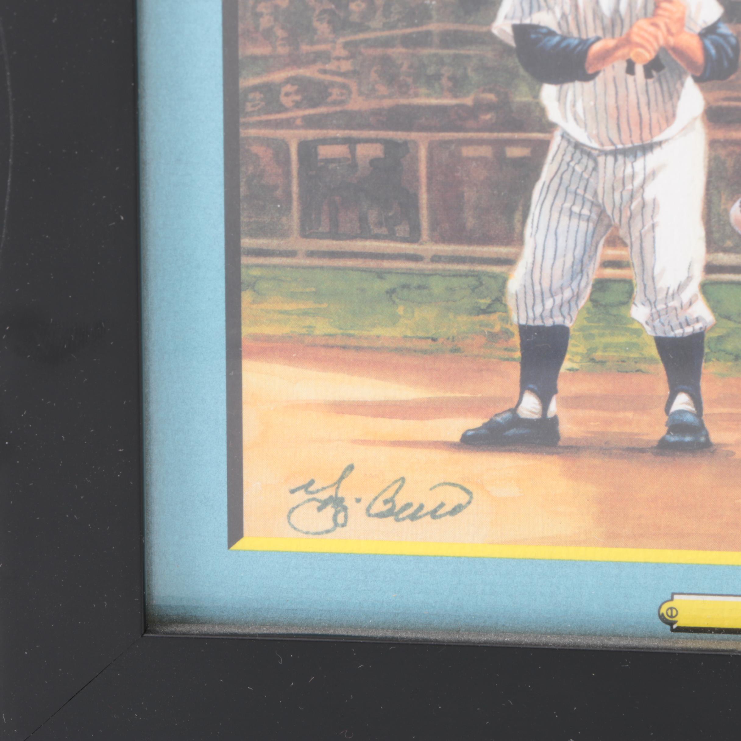 Autographed Yogi Berra Card