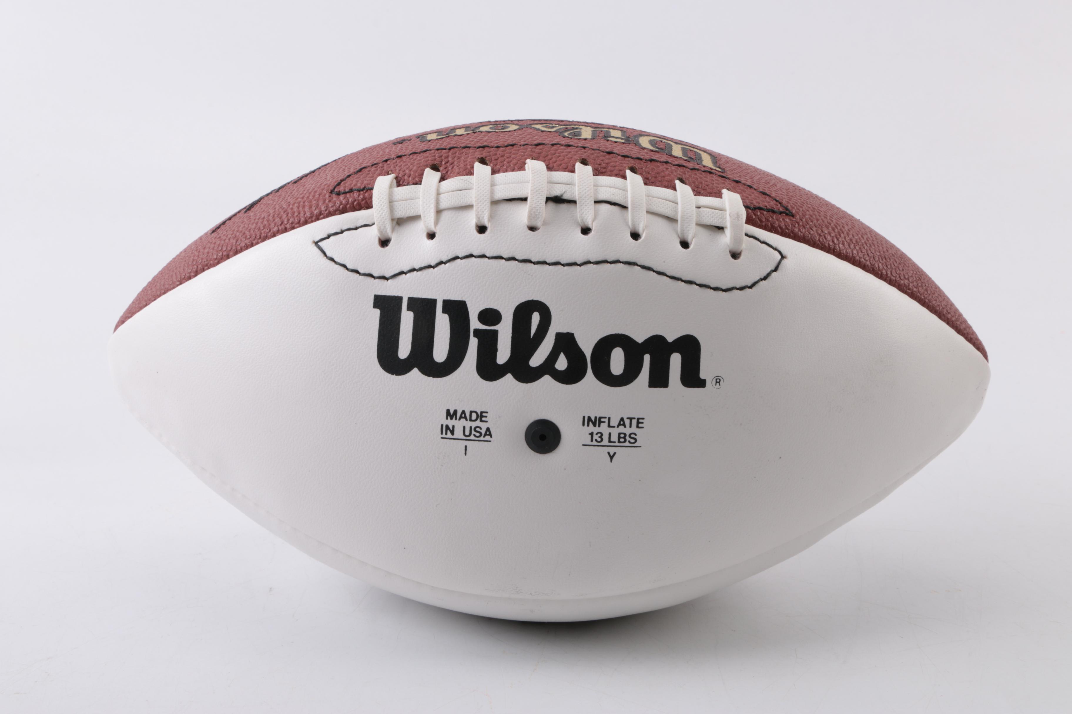 Brian Urlacher Signed Football