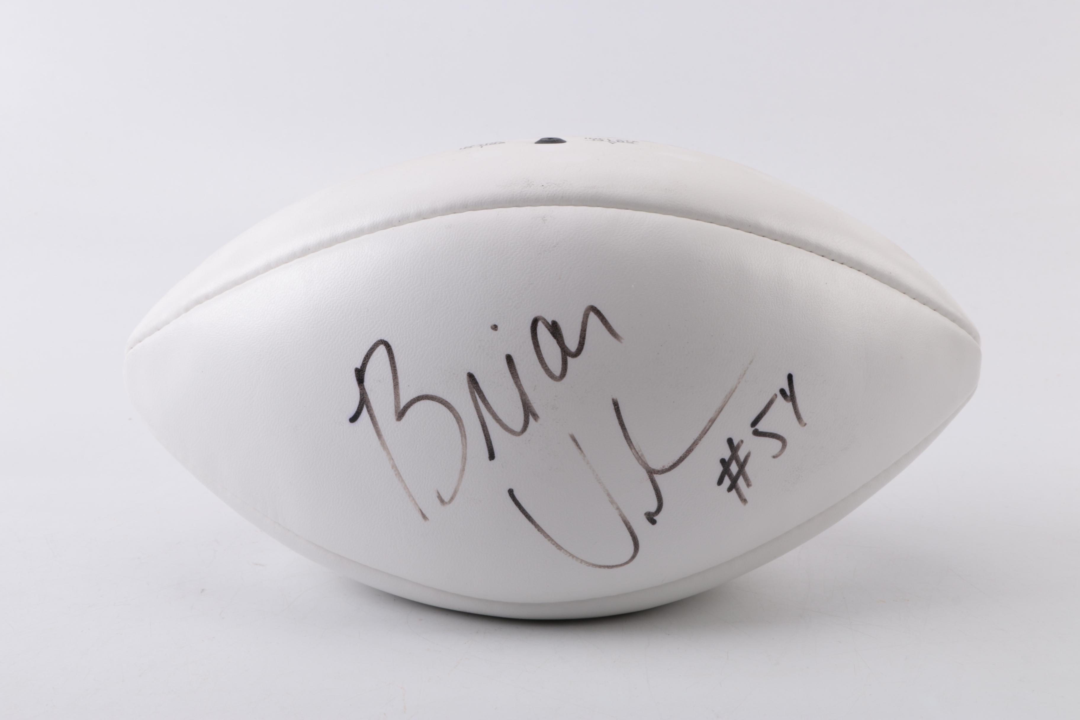 Brian Urlacher Signed Football