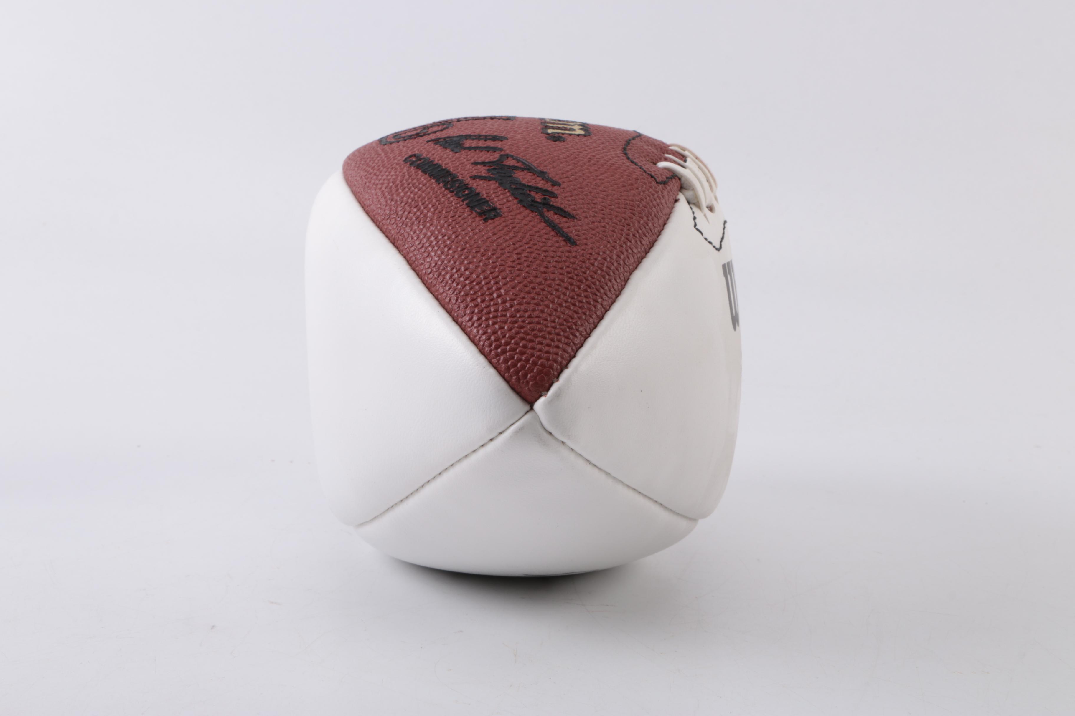 Brian Urlacher Signed Football