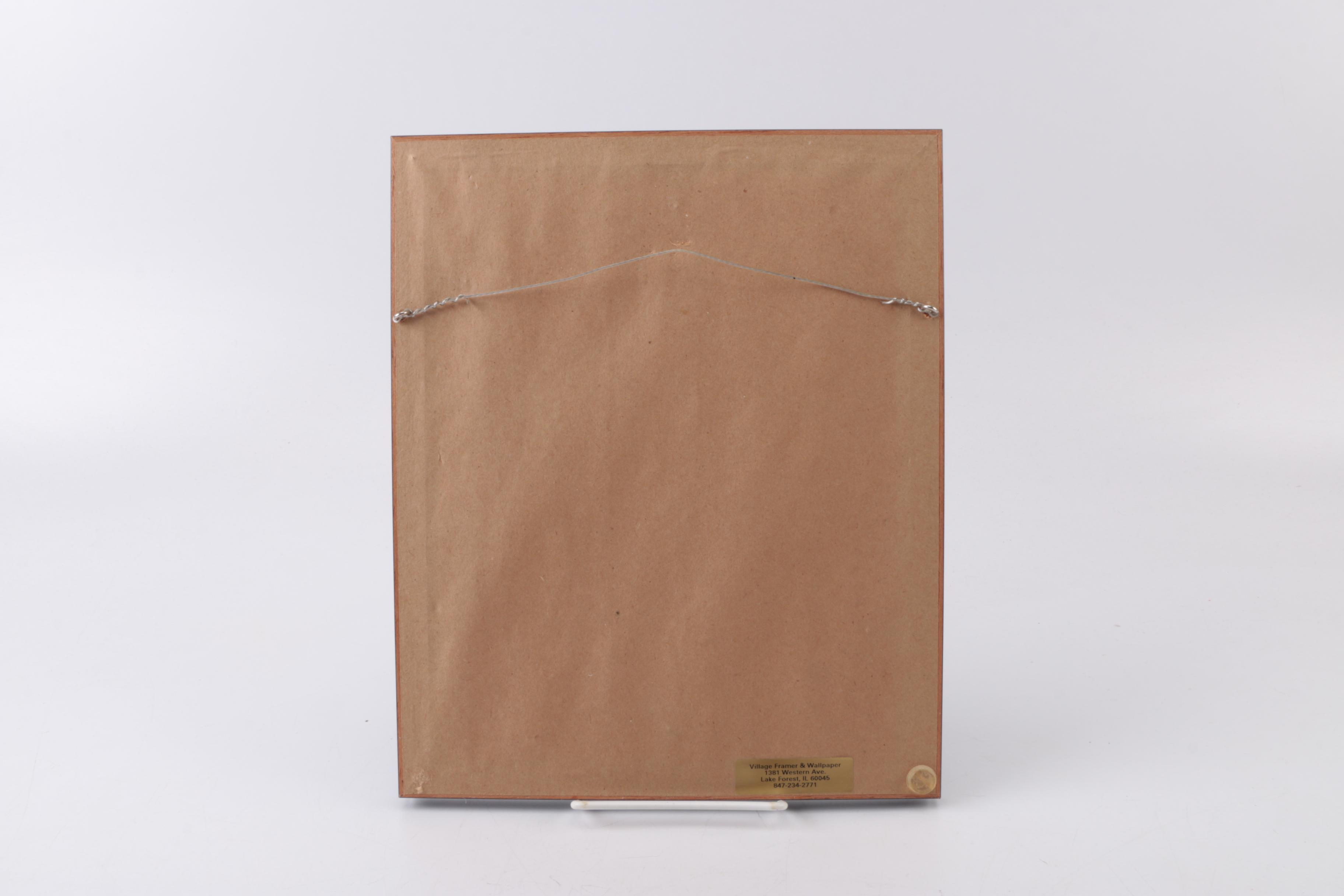 Mike Ditka and "Papa Bear" George Halas Signed Photograph