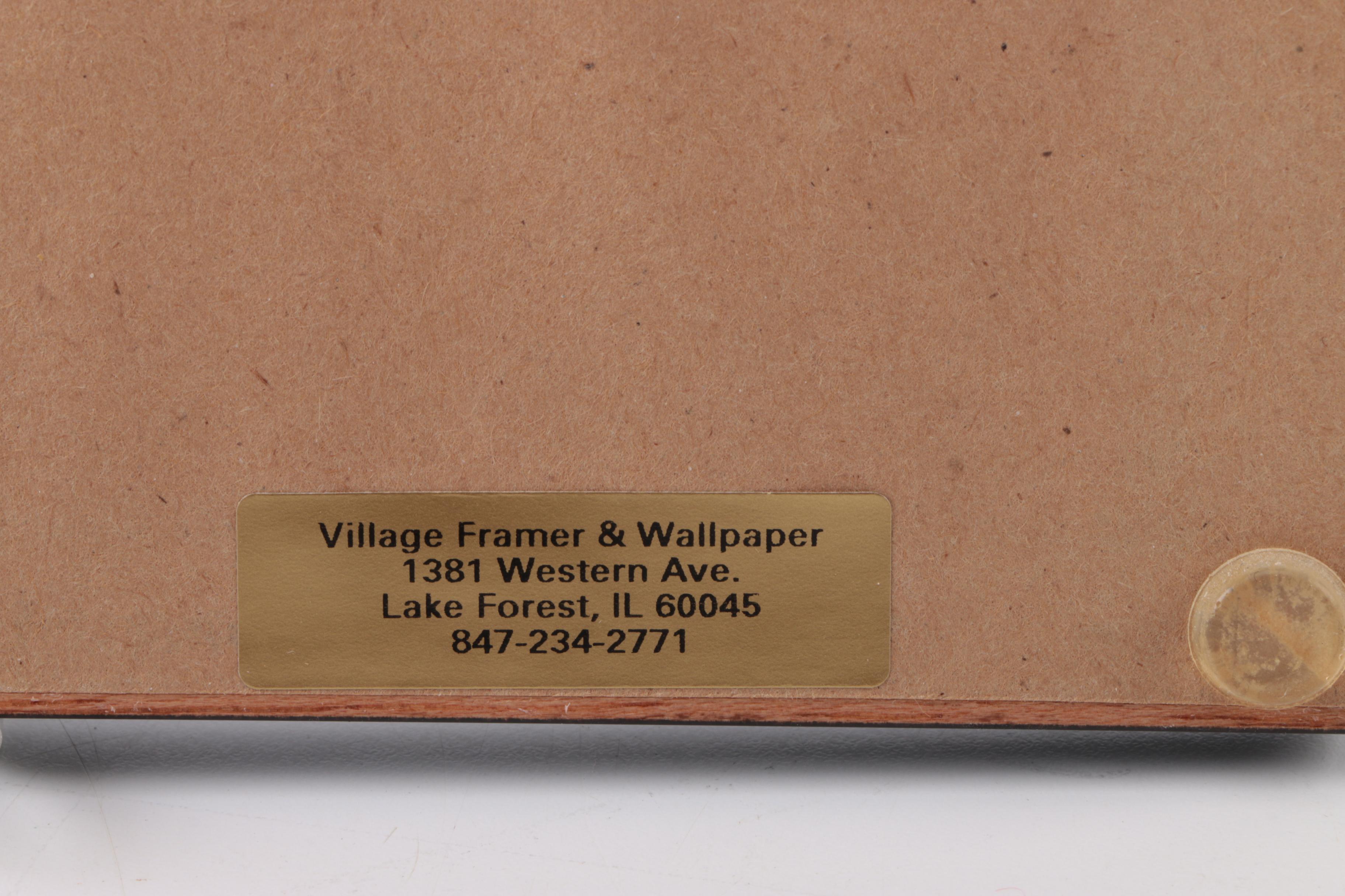 Mike Ditka and "Papa Bear" George Halas Signed Photograph