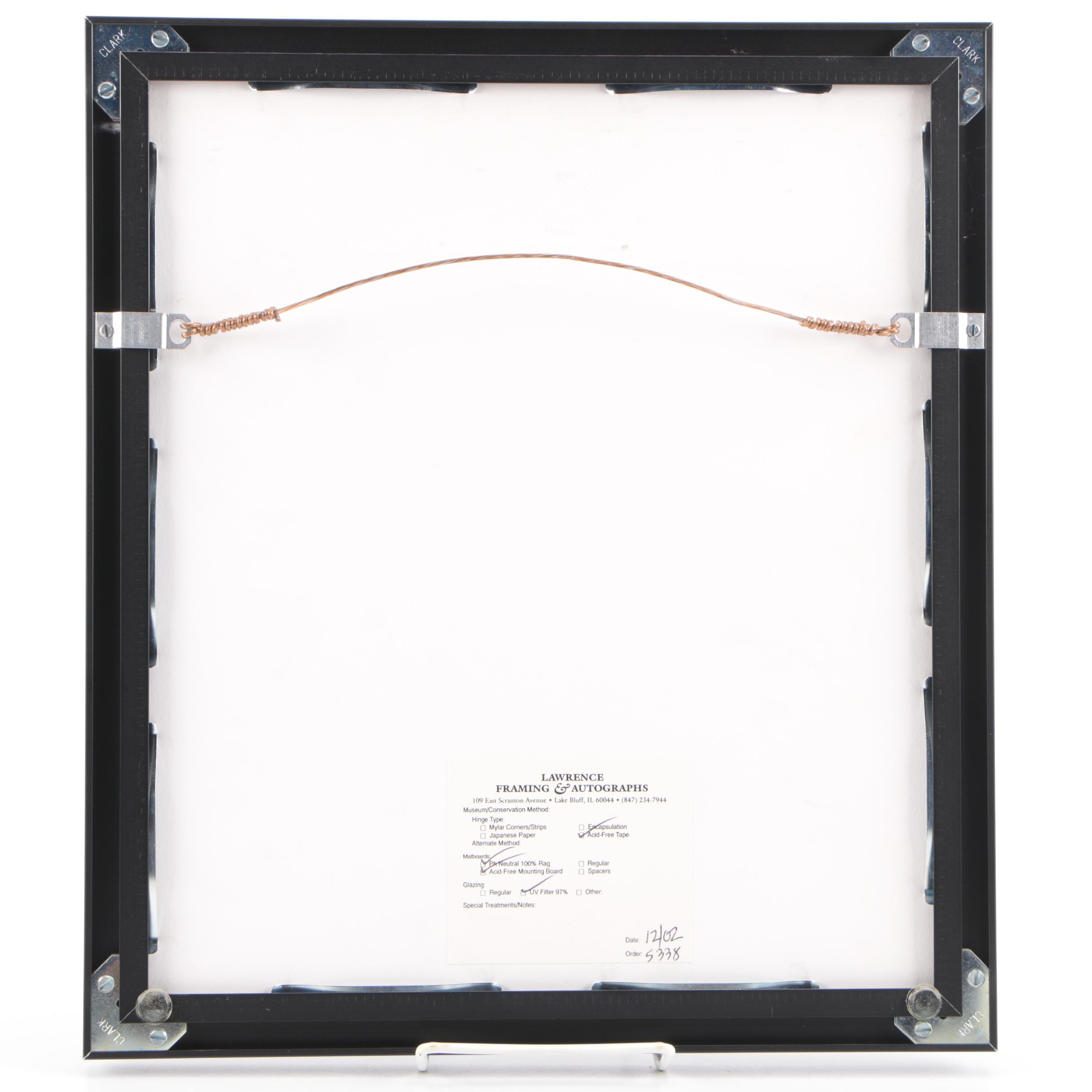 Signed Al Kaline Photograph