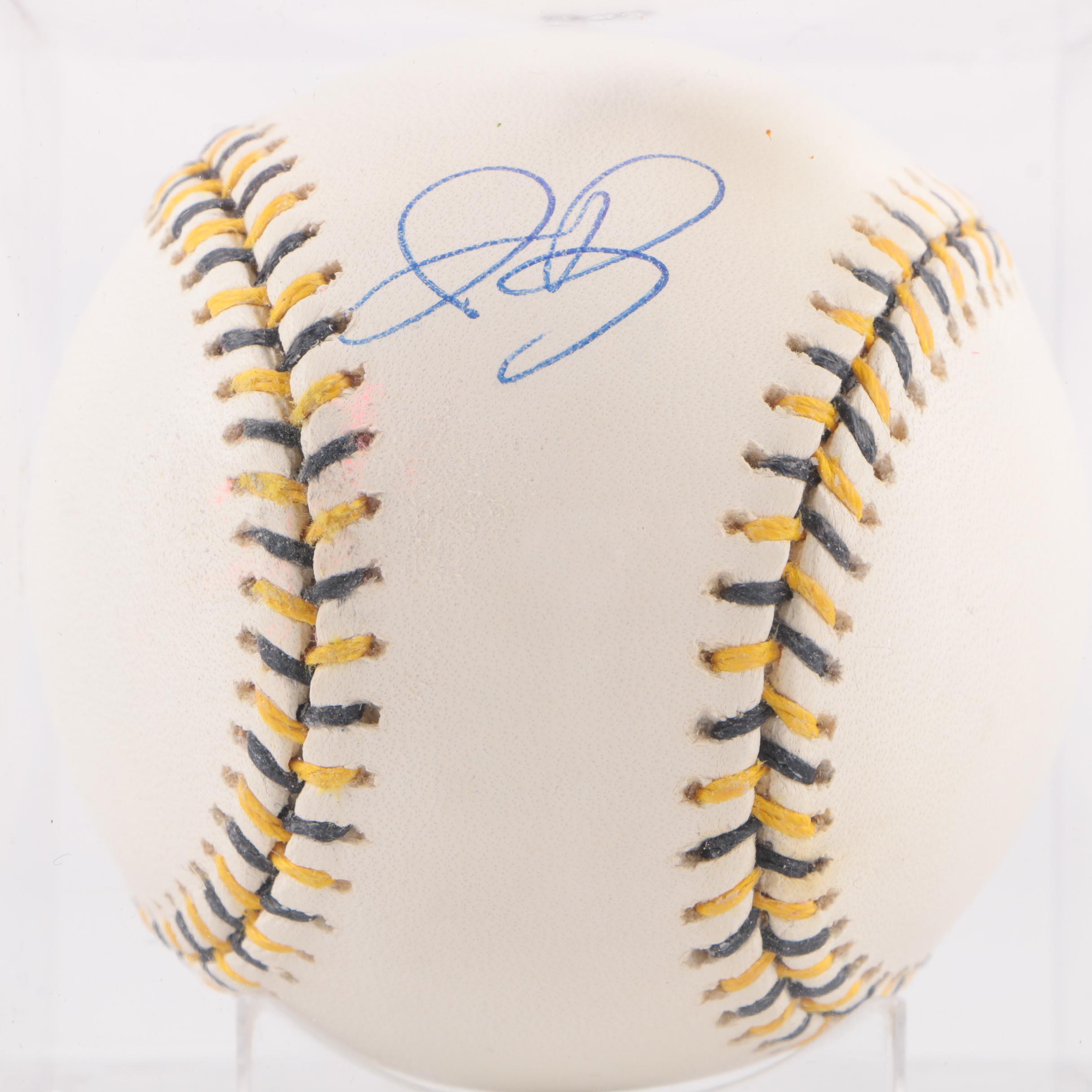 Jermaine Dye Signed Baseball