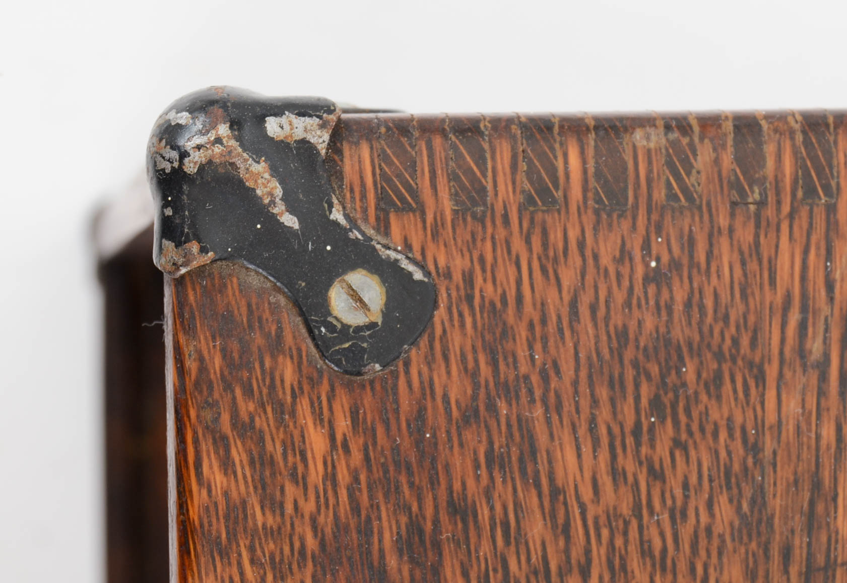 Vintage Craftsman Oak Machinist Tool Chest With Tools