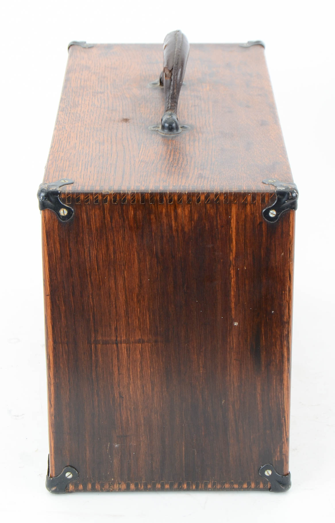 Vintage Craftsman Oak Machinist Tool Chest With Tools