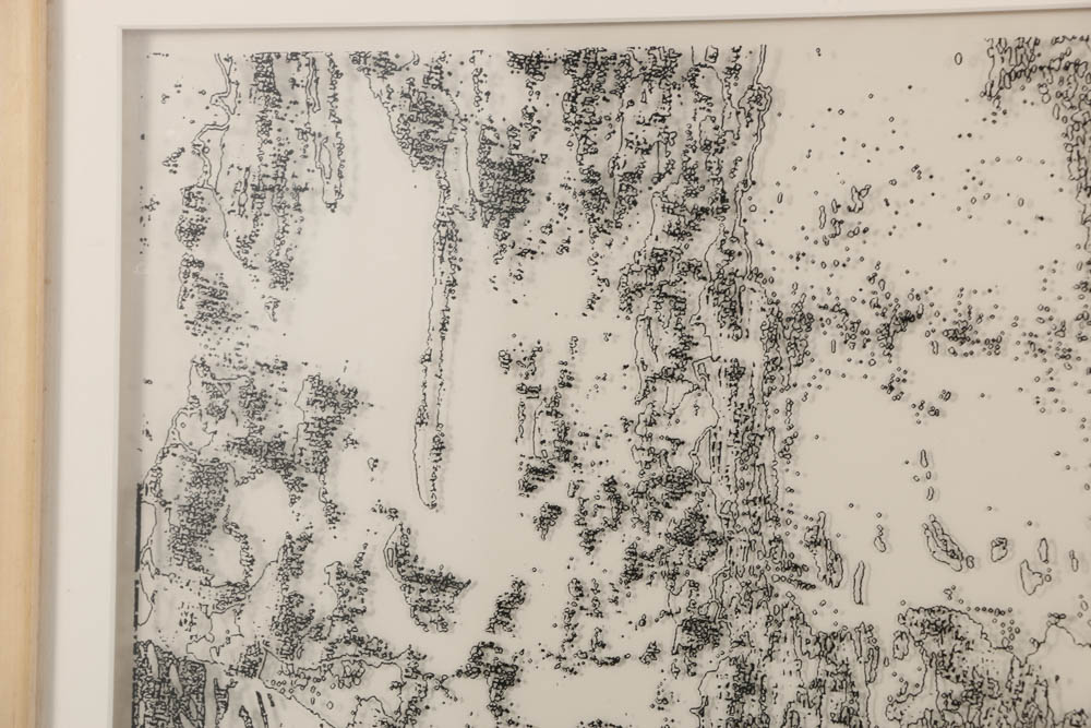 Don Werner Black and White Photograph on Translucent Ground "Mists"