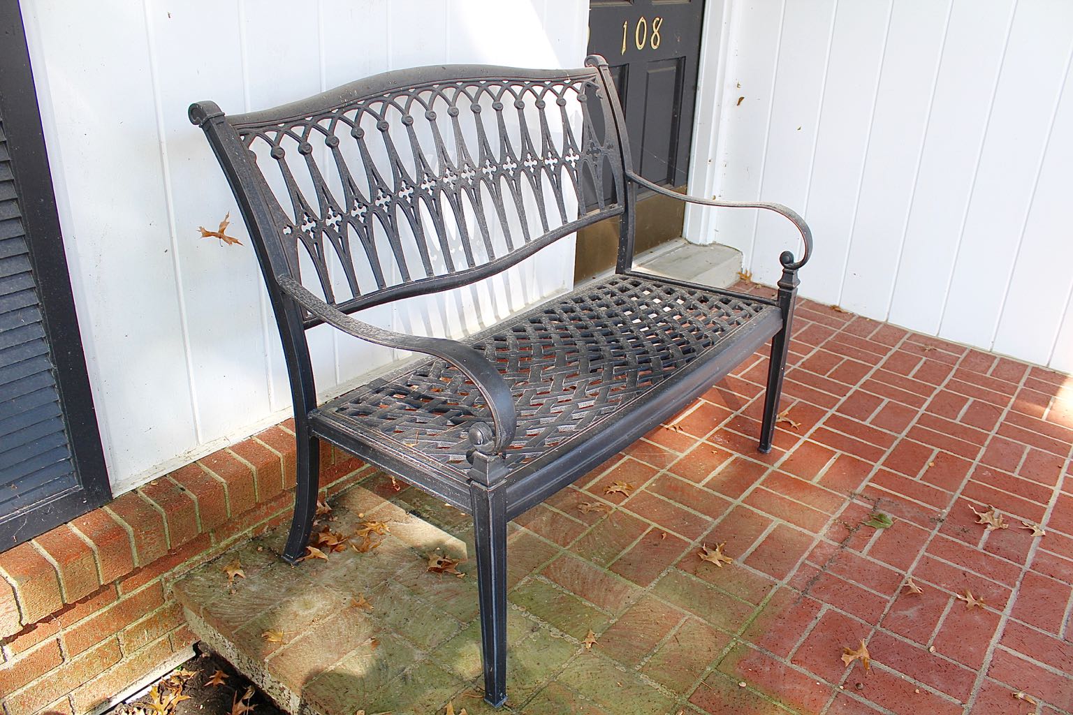 Cast Aluminum Garden Bench