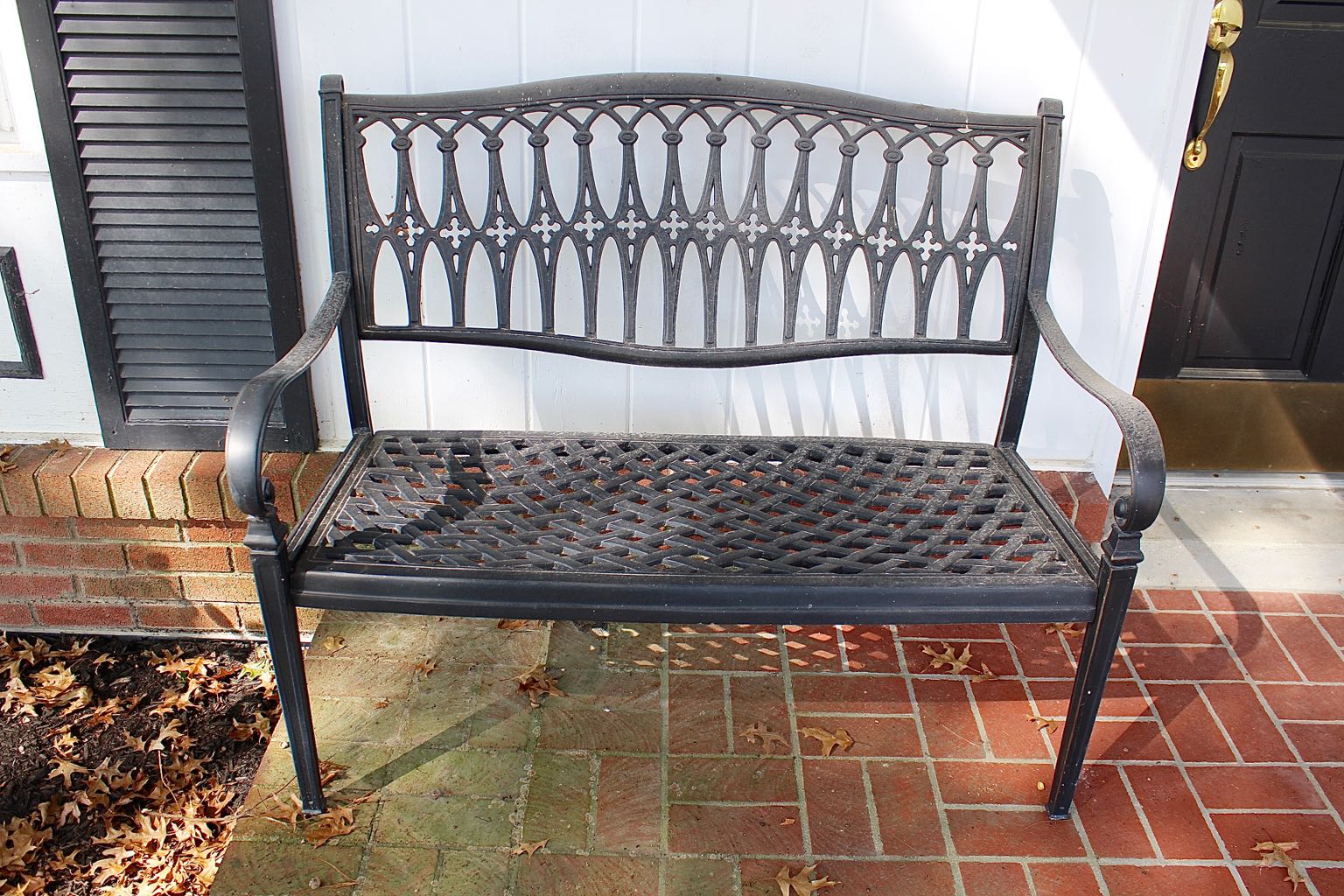 Cast Aluminum Garden Bench