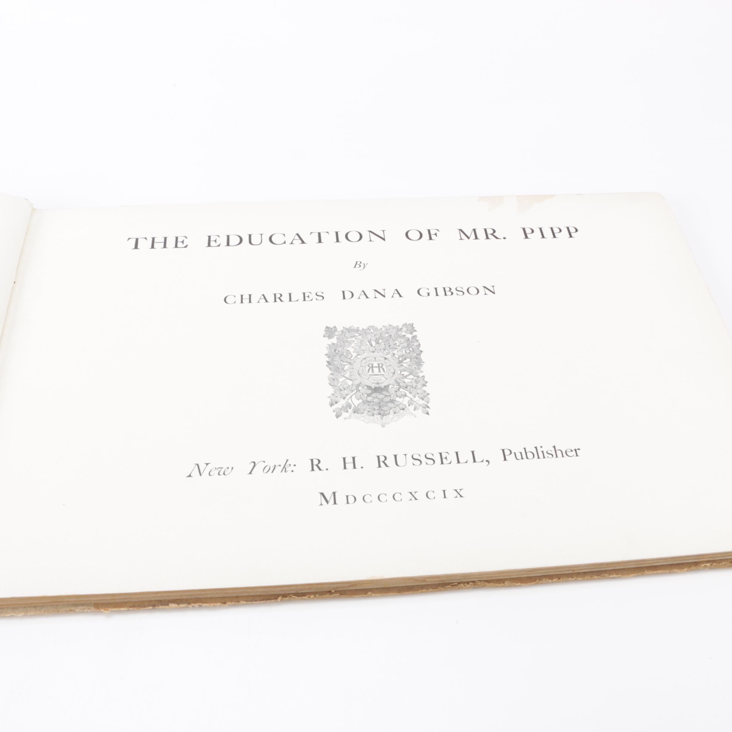 1899 "The Education of Mr. Pipp" by C.D. Gibson