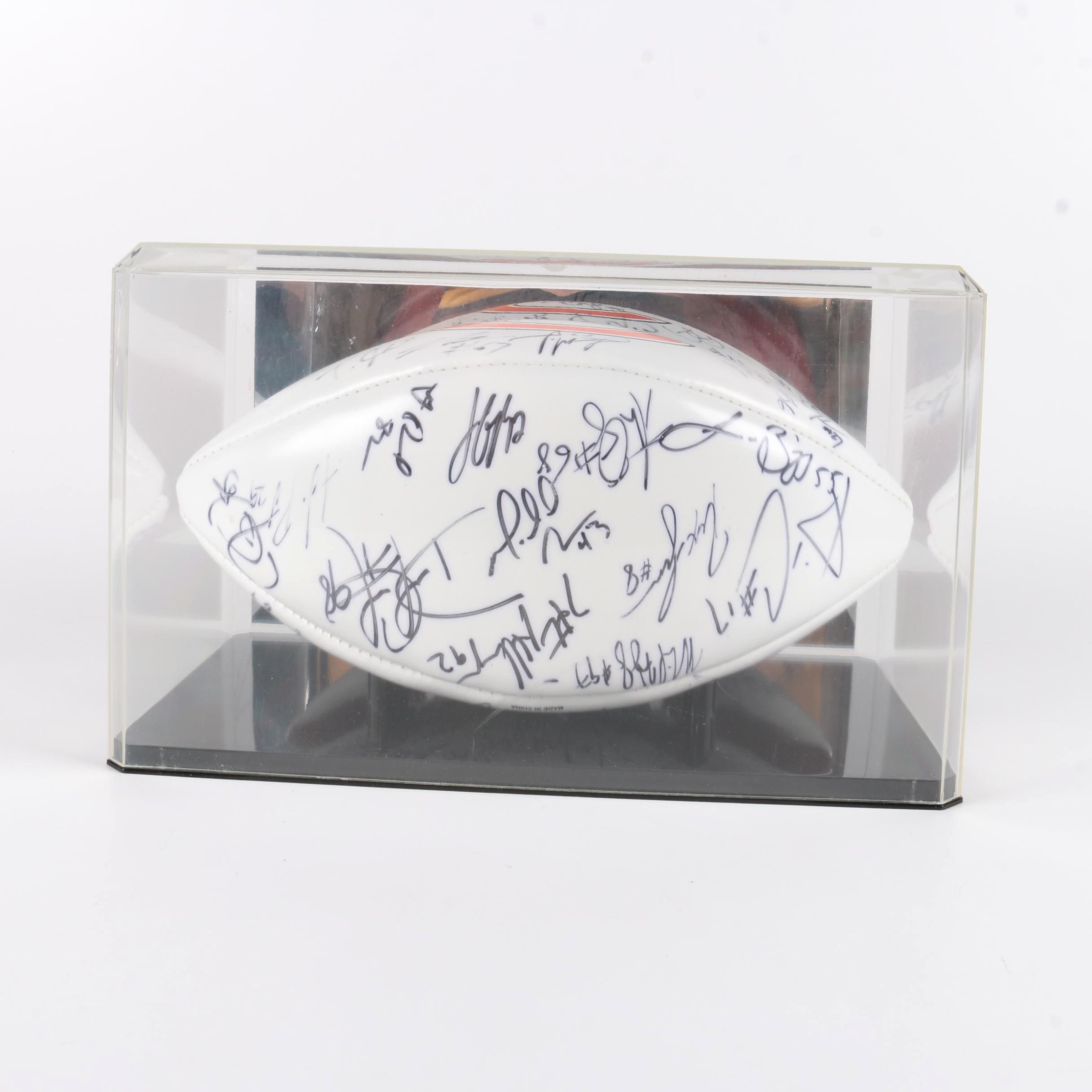 Autographed Chicago Bears Football