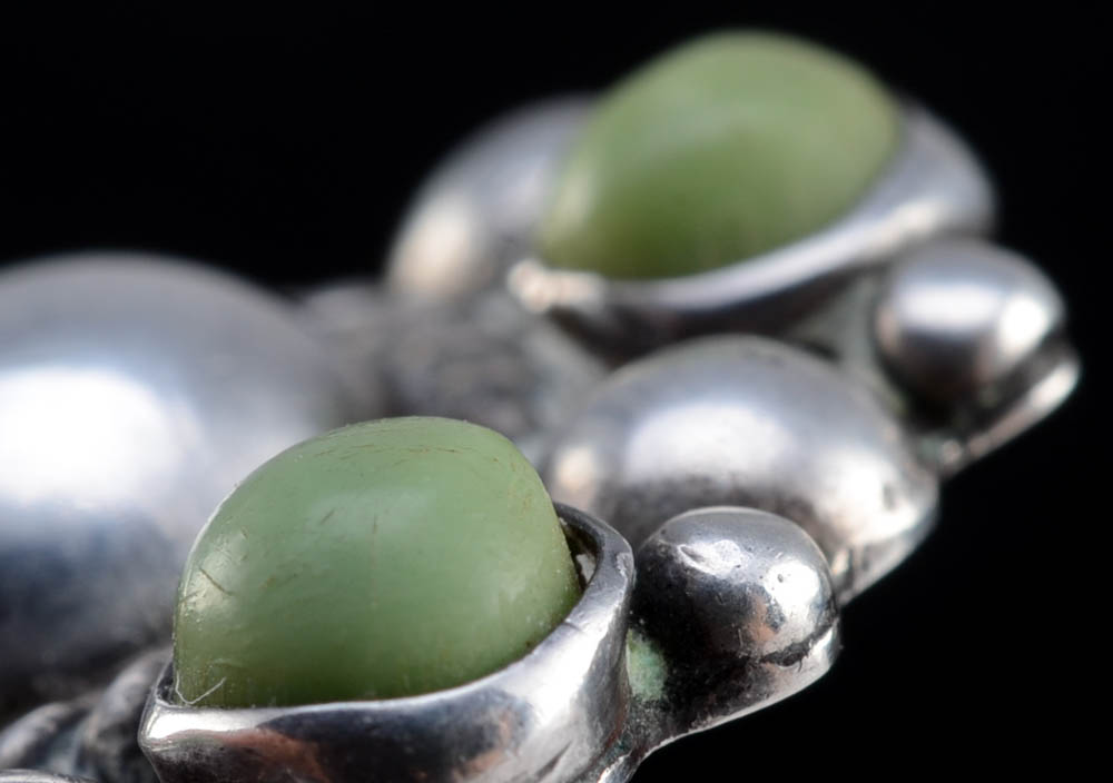 Vintage Mexican Sterling Silver Screw Back Earrings