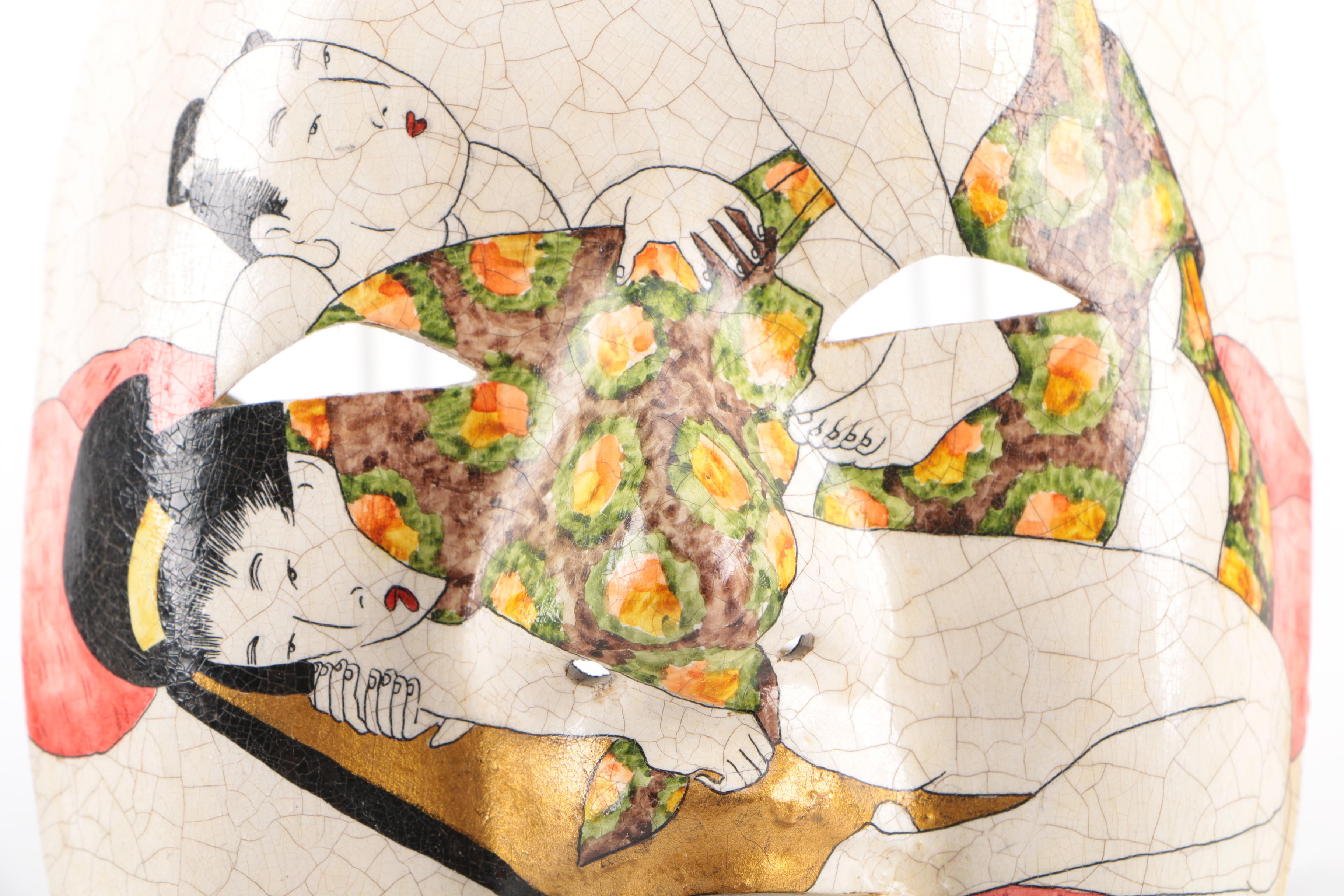 Assortment of Handmade International Masks Including Agostino Dessi