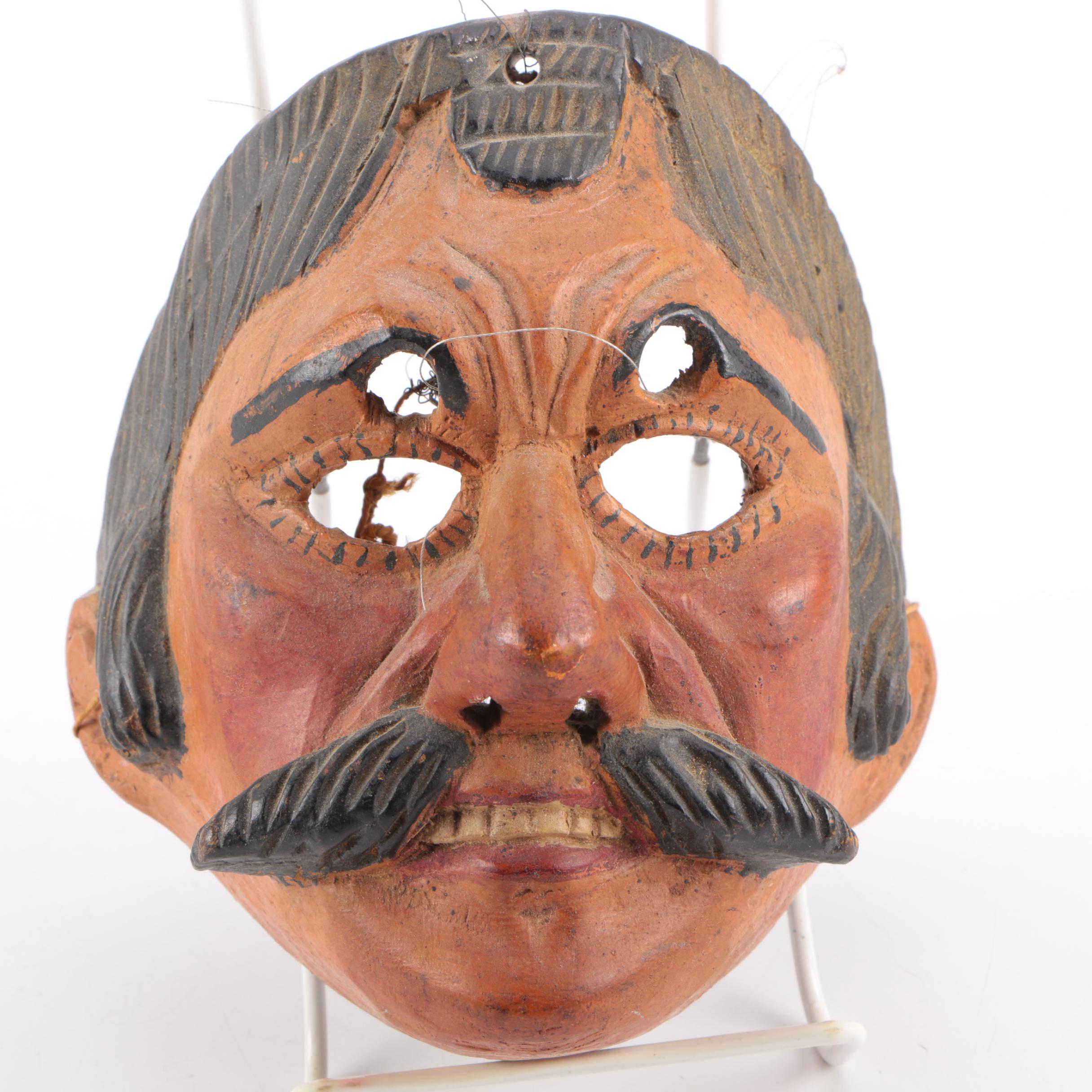 Assortment of Handmade International Masks Including Agostino Dessi