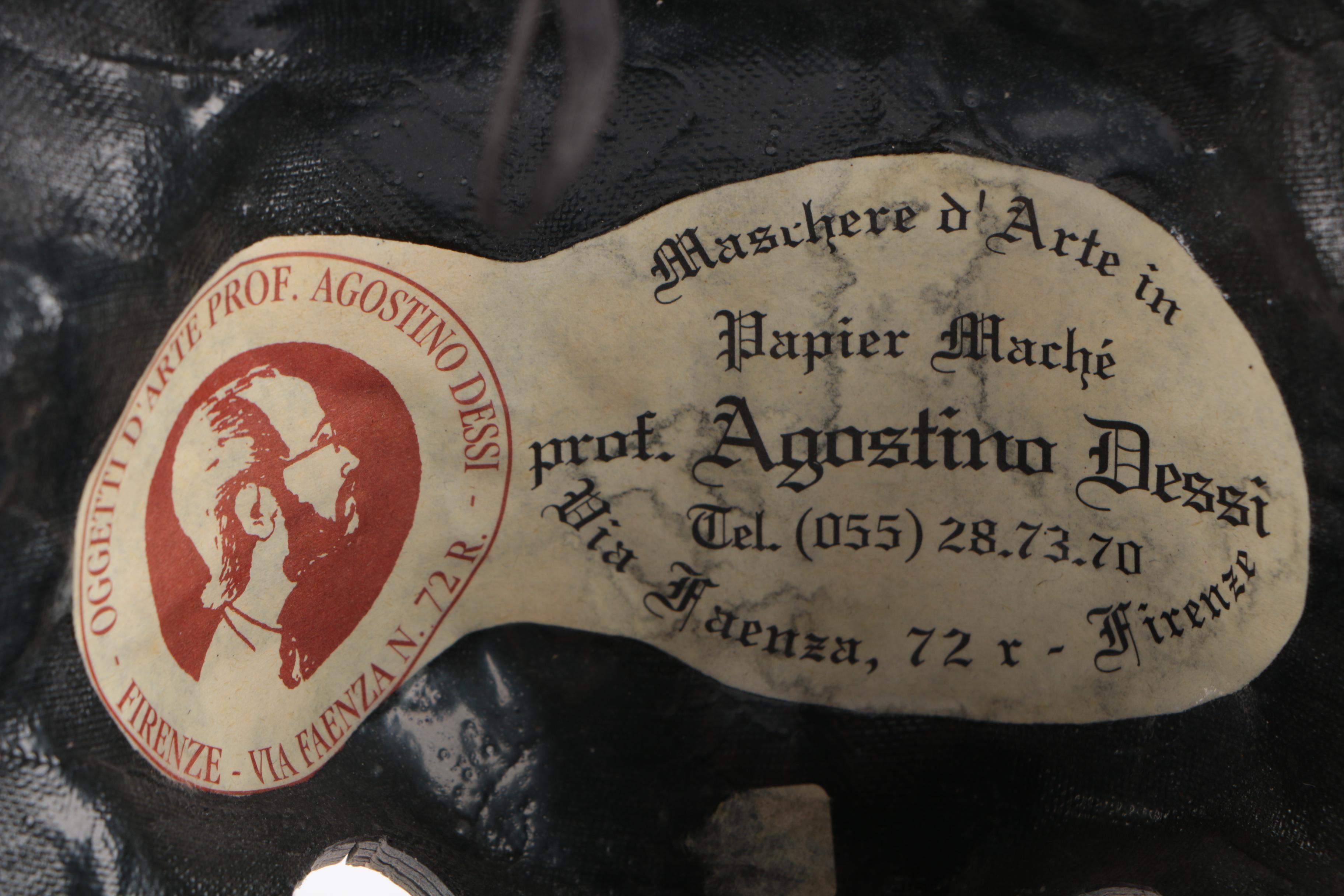 Assortment of Handmade International Masks Including Agostino Dessi