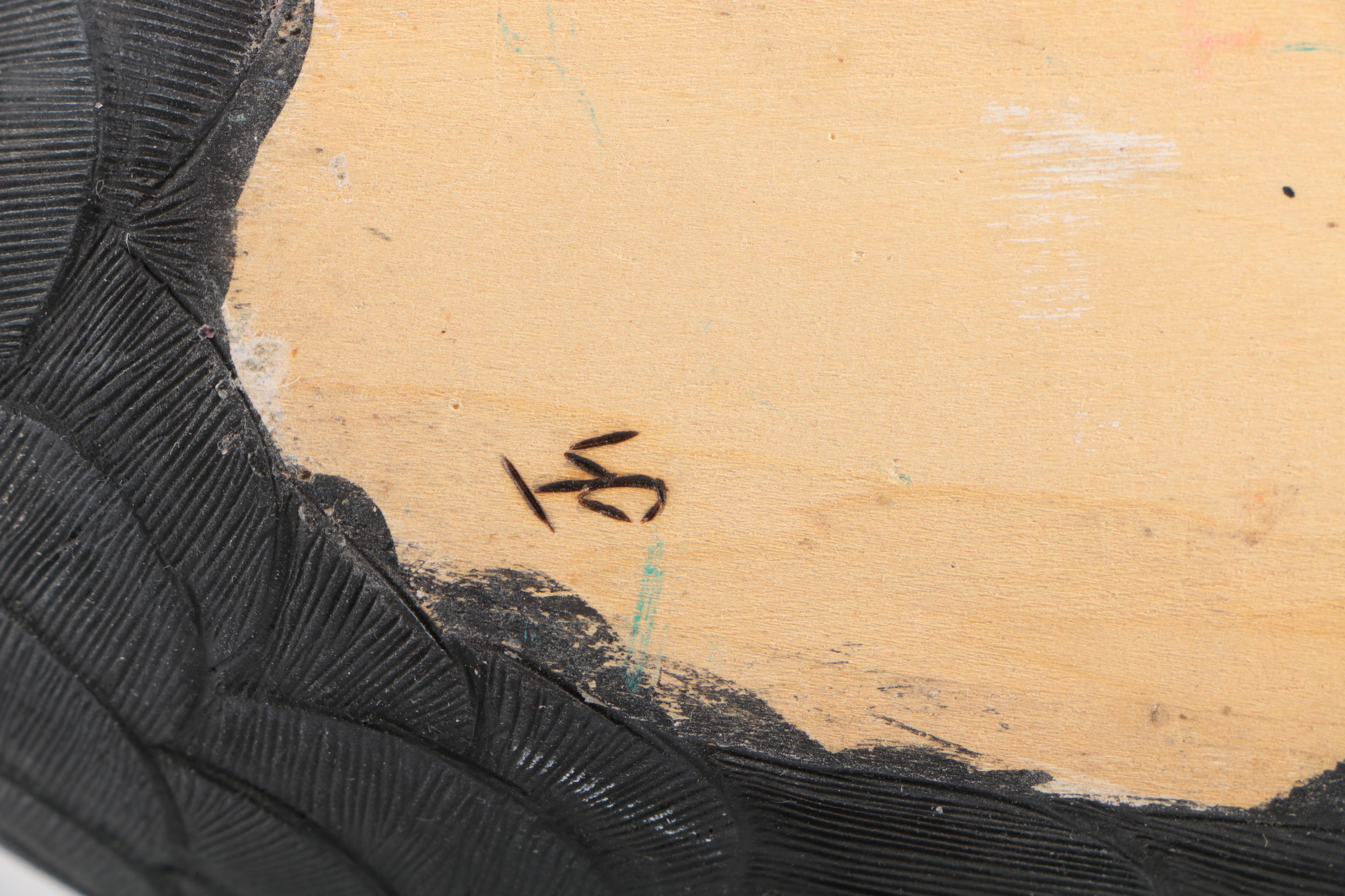 Wooden Black Swan Decoy