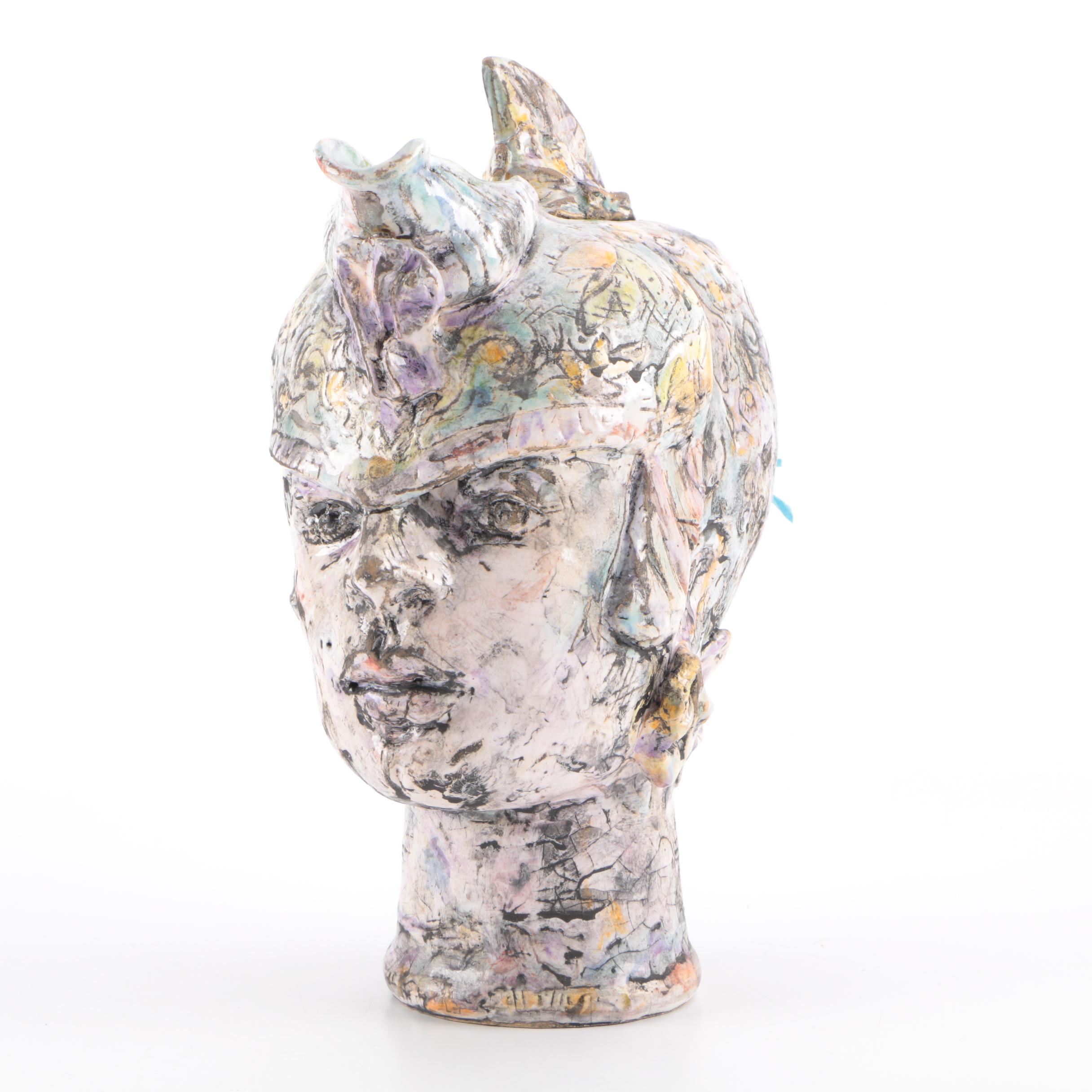 Handbuilt Stoneware Figural Teapot