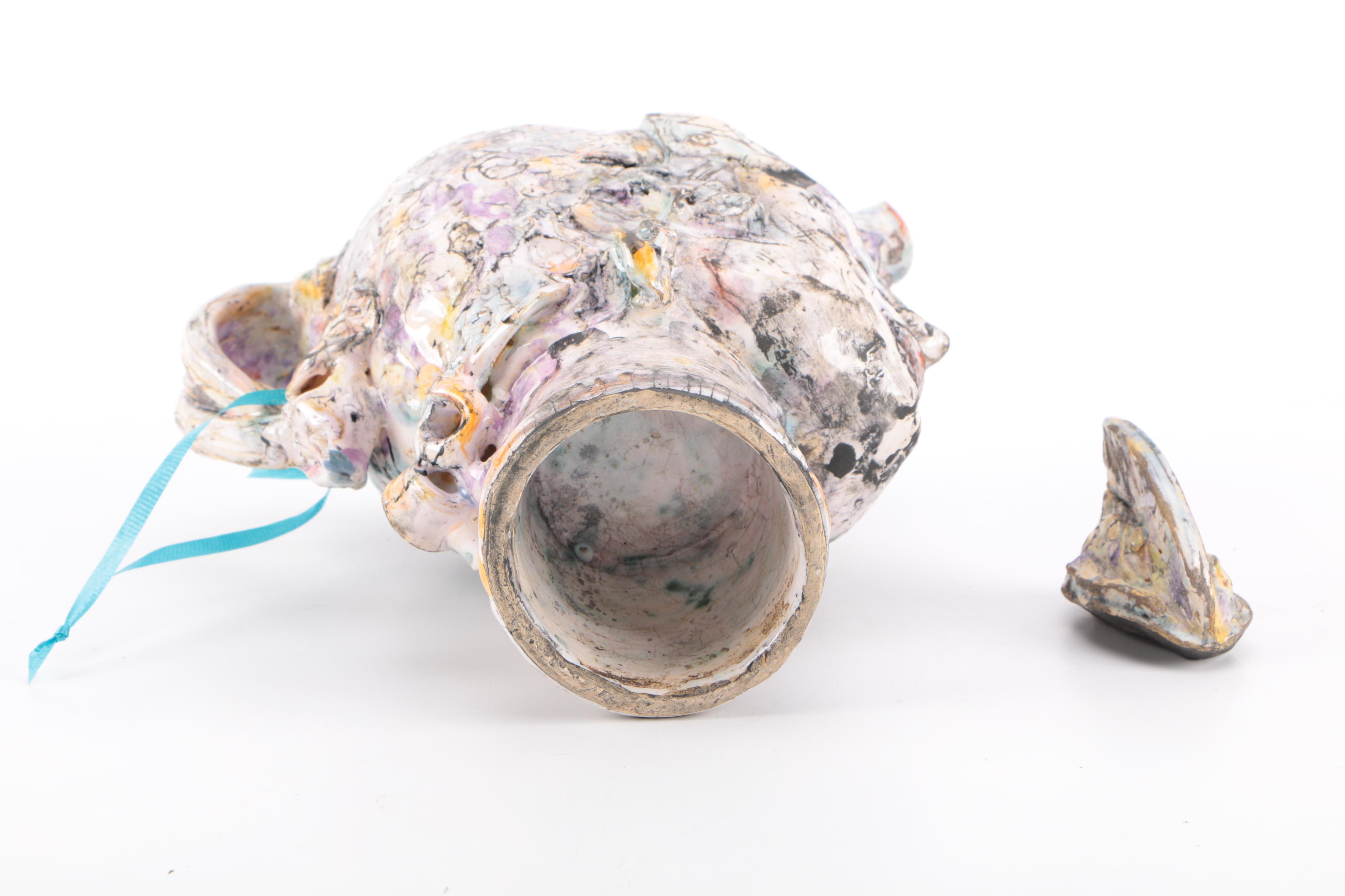 Handbuilt Stoneware Figural Teapot