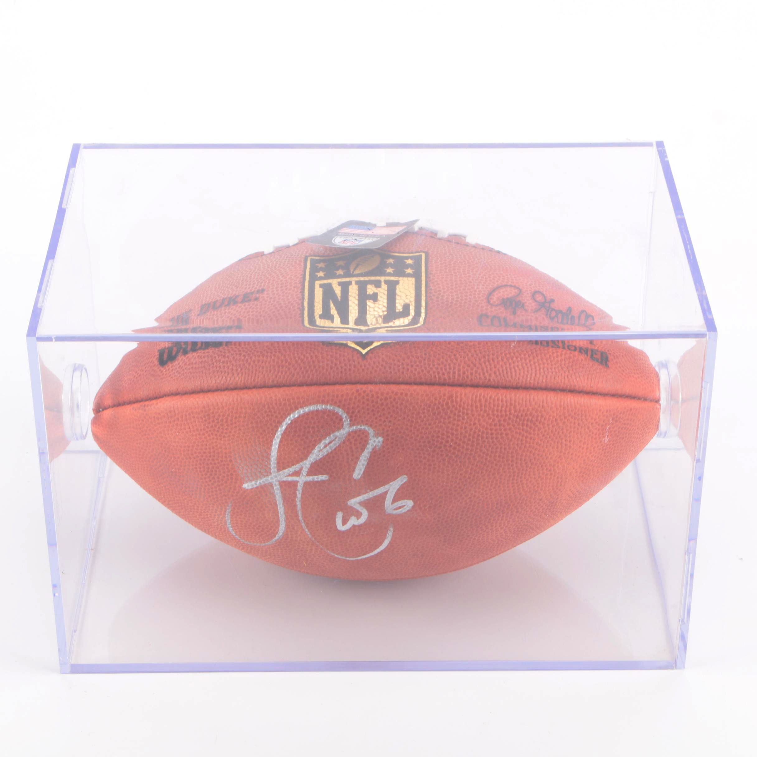 Signed Jay Cutler Football