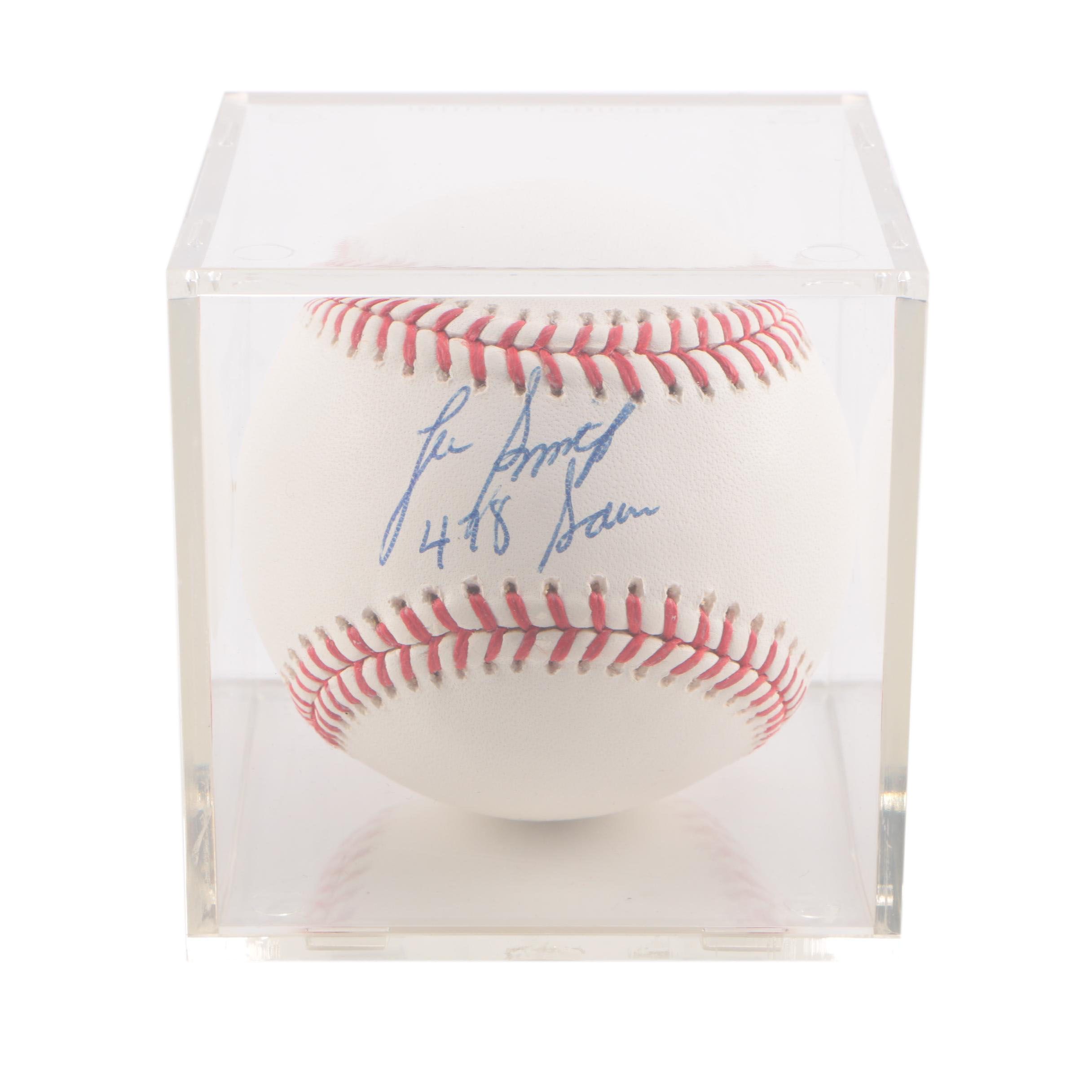 Lee Smith SIgned Baseball