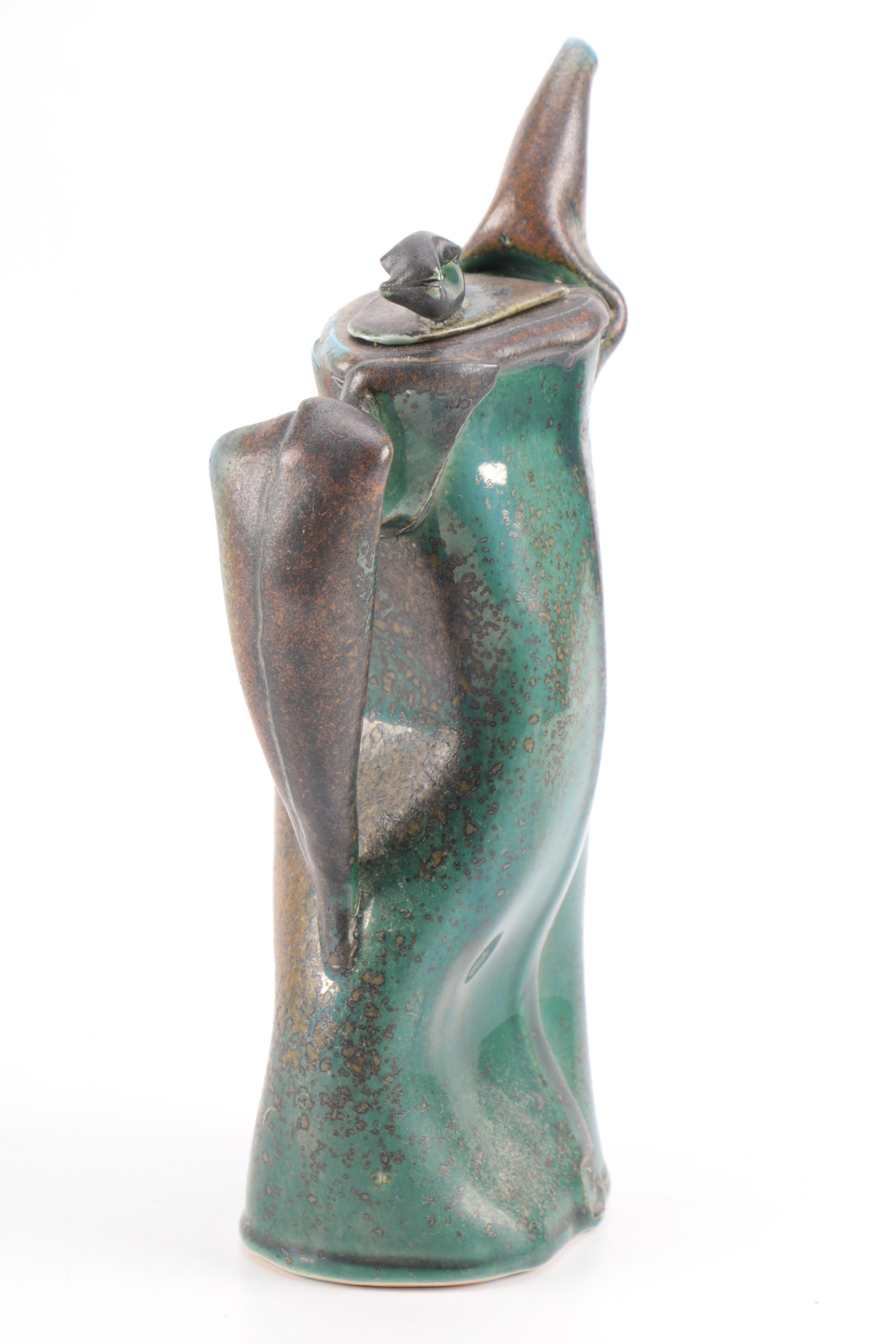 Handbuilt Stoneware Lidded Teapot