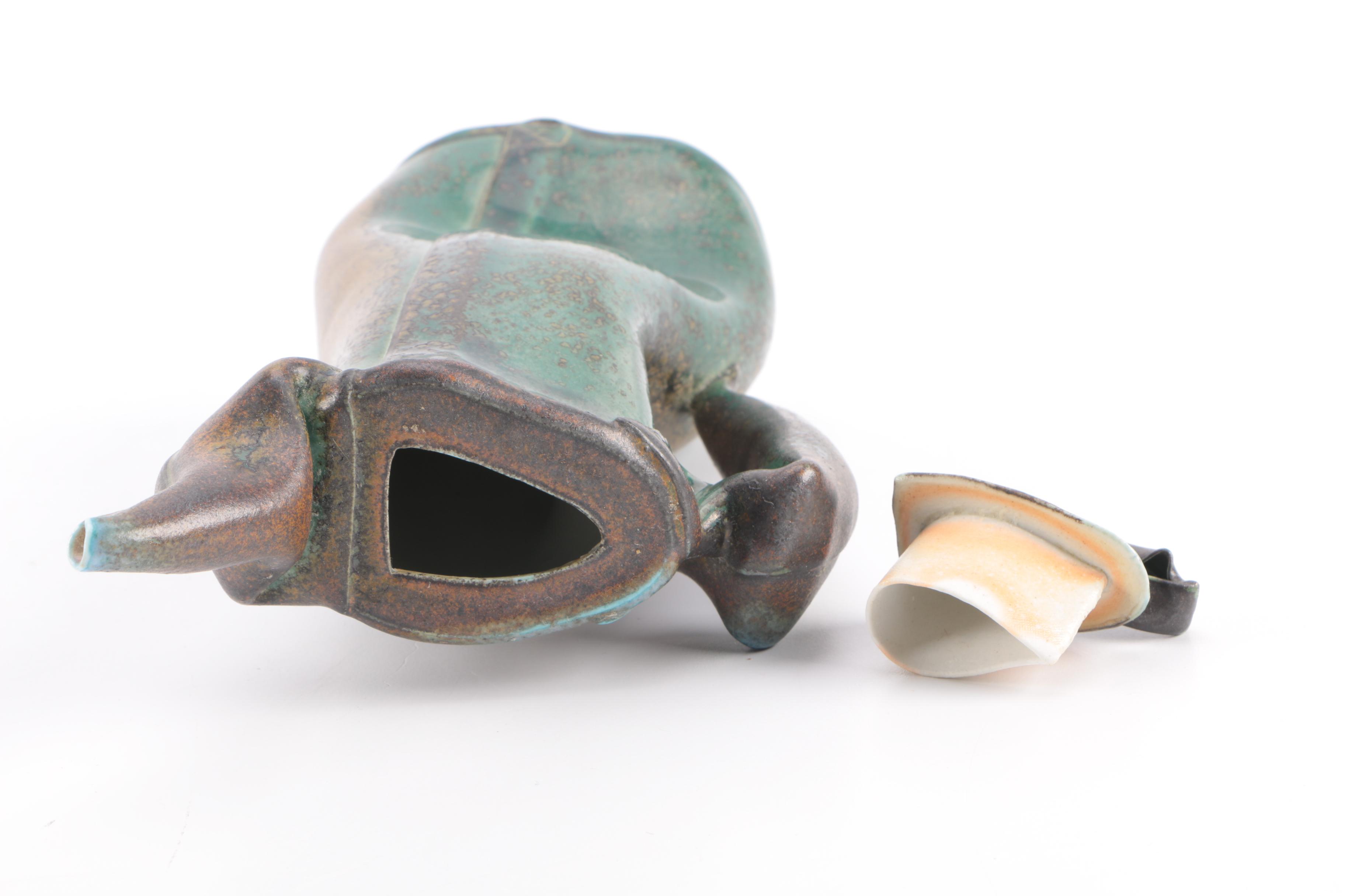 Handbuilt Stoneware Lidded Teapot