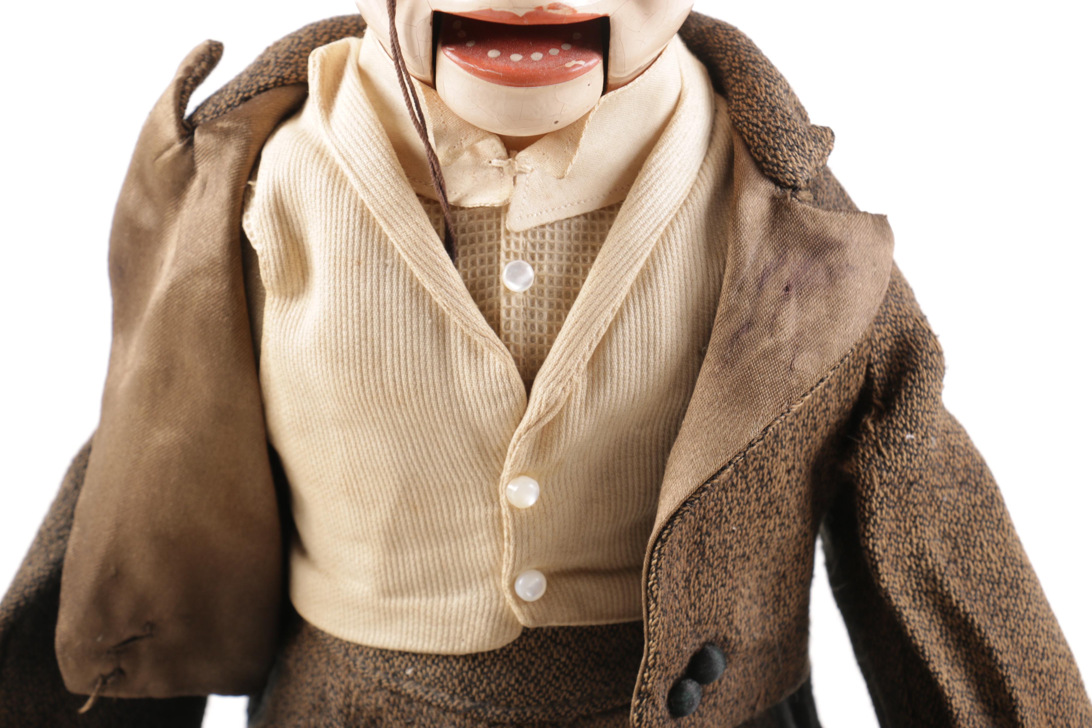 Pull String Ventriloquist Charlie McCarthy Puppet