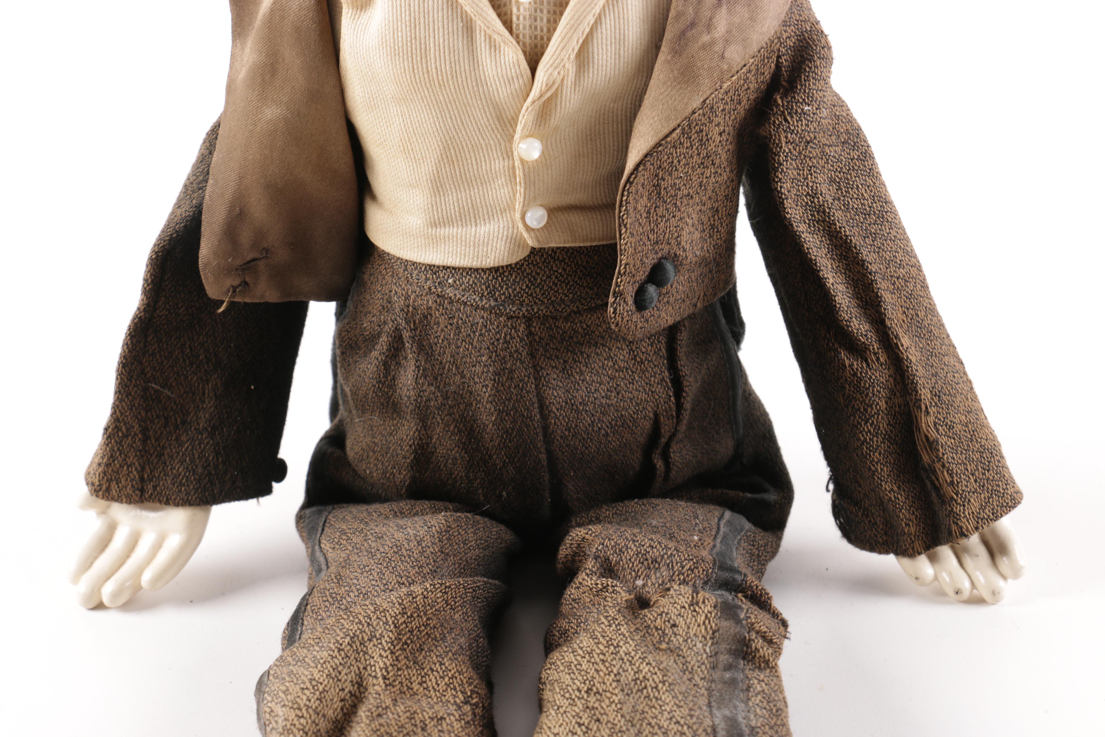 Pull String Ventriloquist Charlie McCarthy Puppet