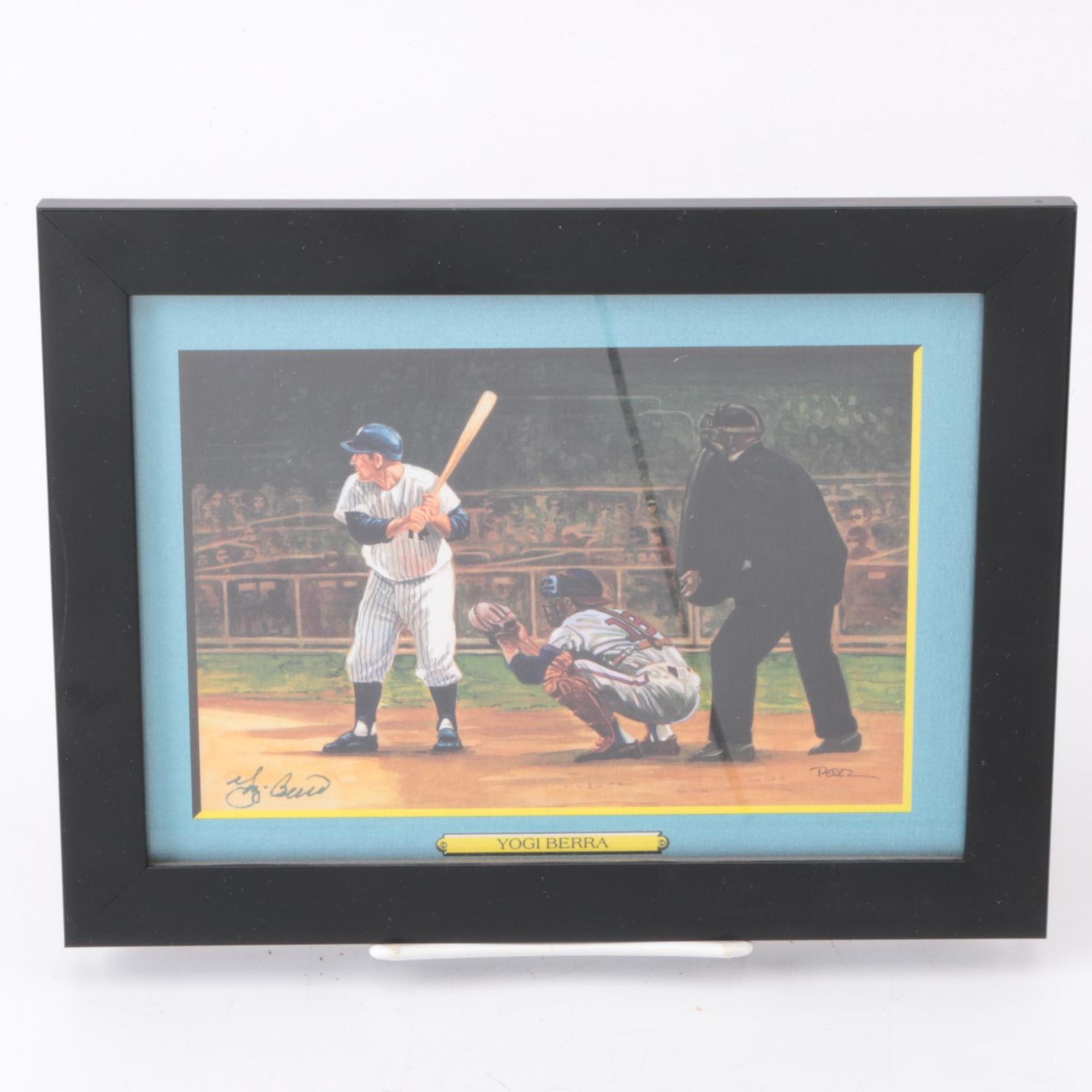 Autographed Yogi Berra Card