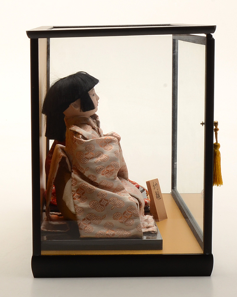 Oyama Ningyo Japanese Oshana Hina Doll Set in Display Case