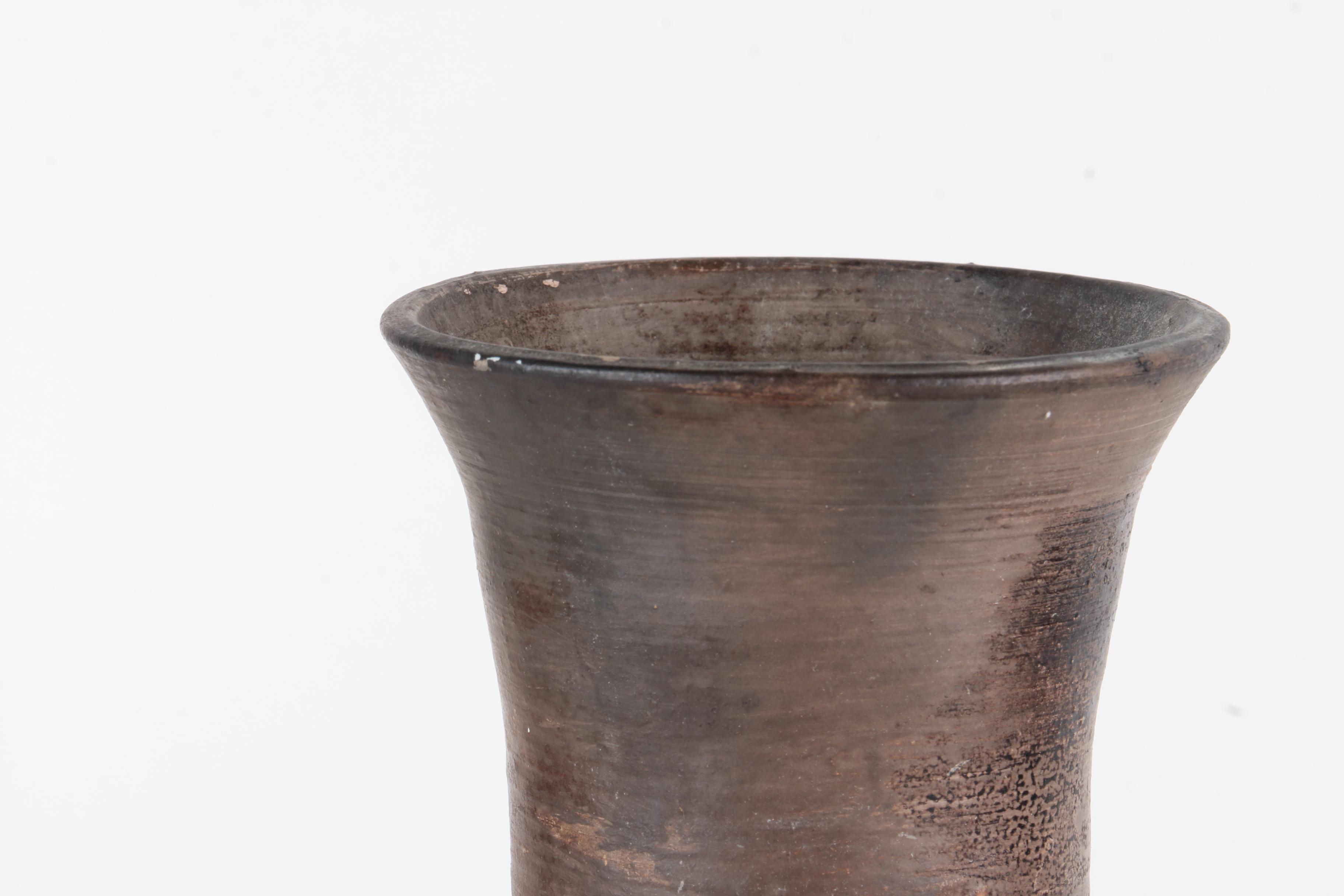 Coil Built Stoneware Vase