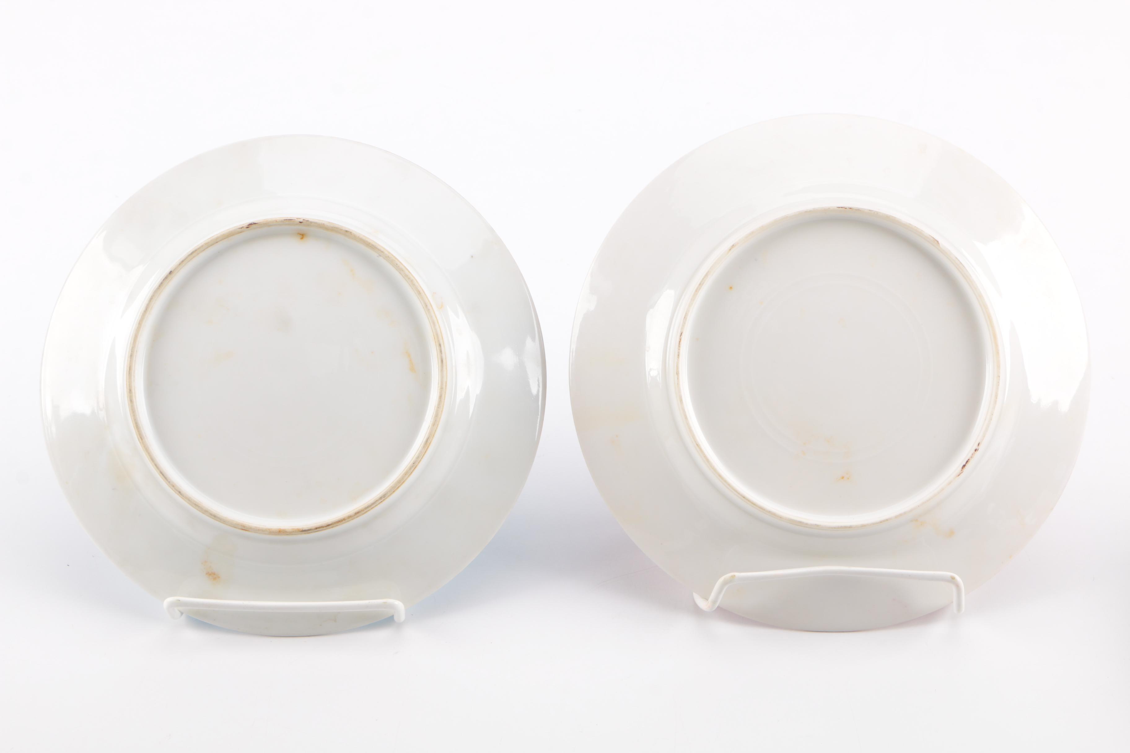 Porcelain Fruit Motif Plates Including Bernardaud & Co. Limoges