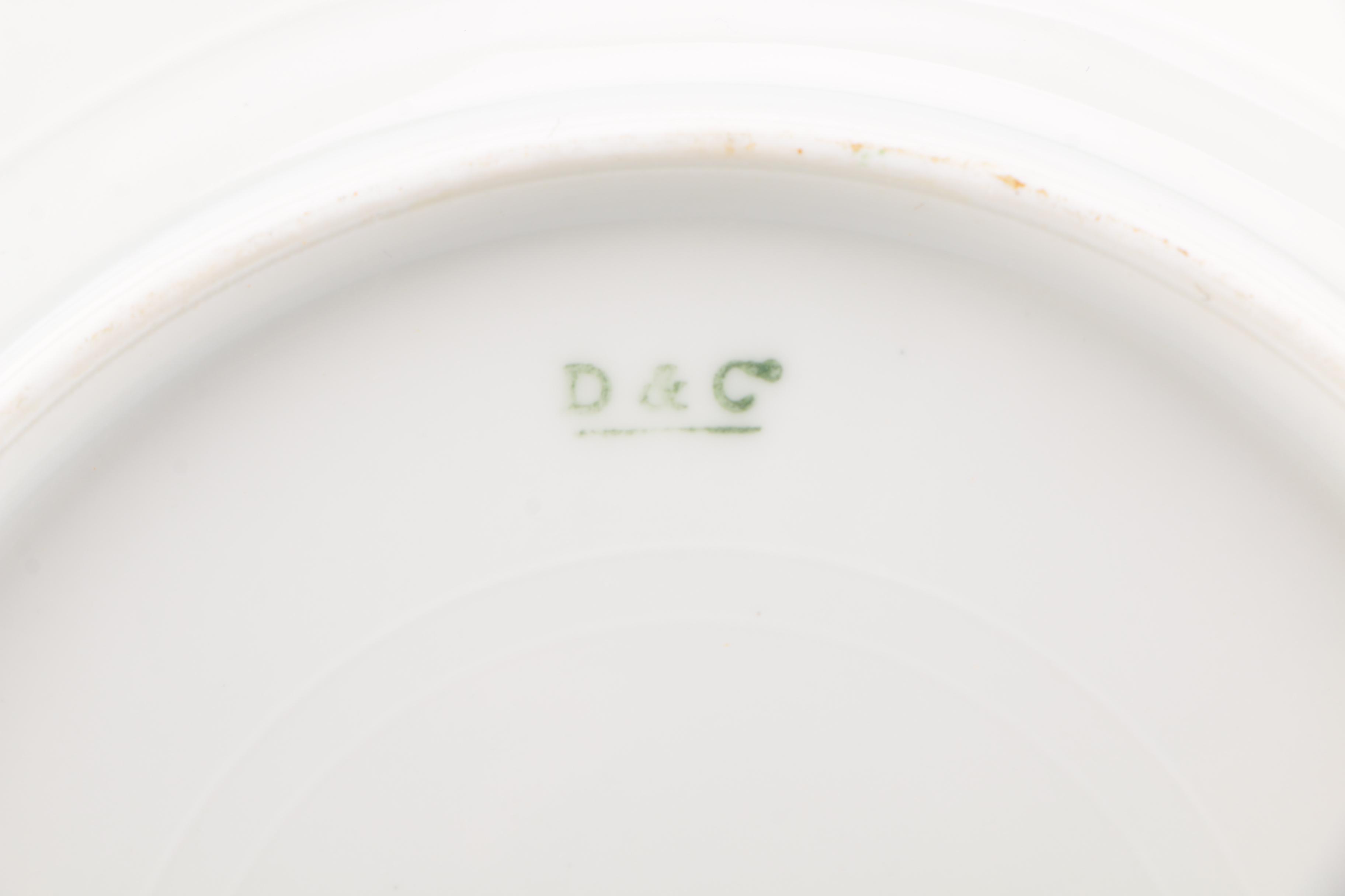 Porcelain Fruit Motif Plates Including Bernardaud & Co. Limoges