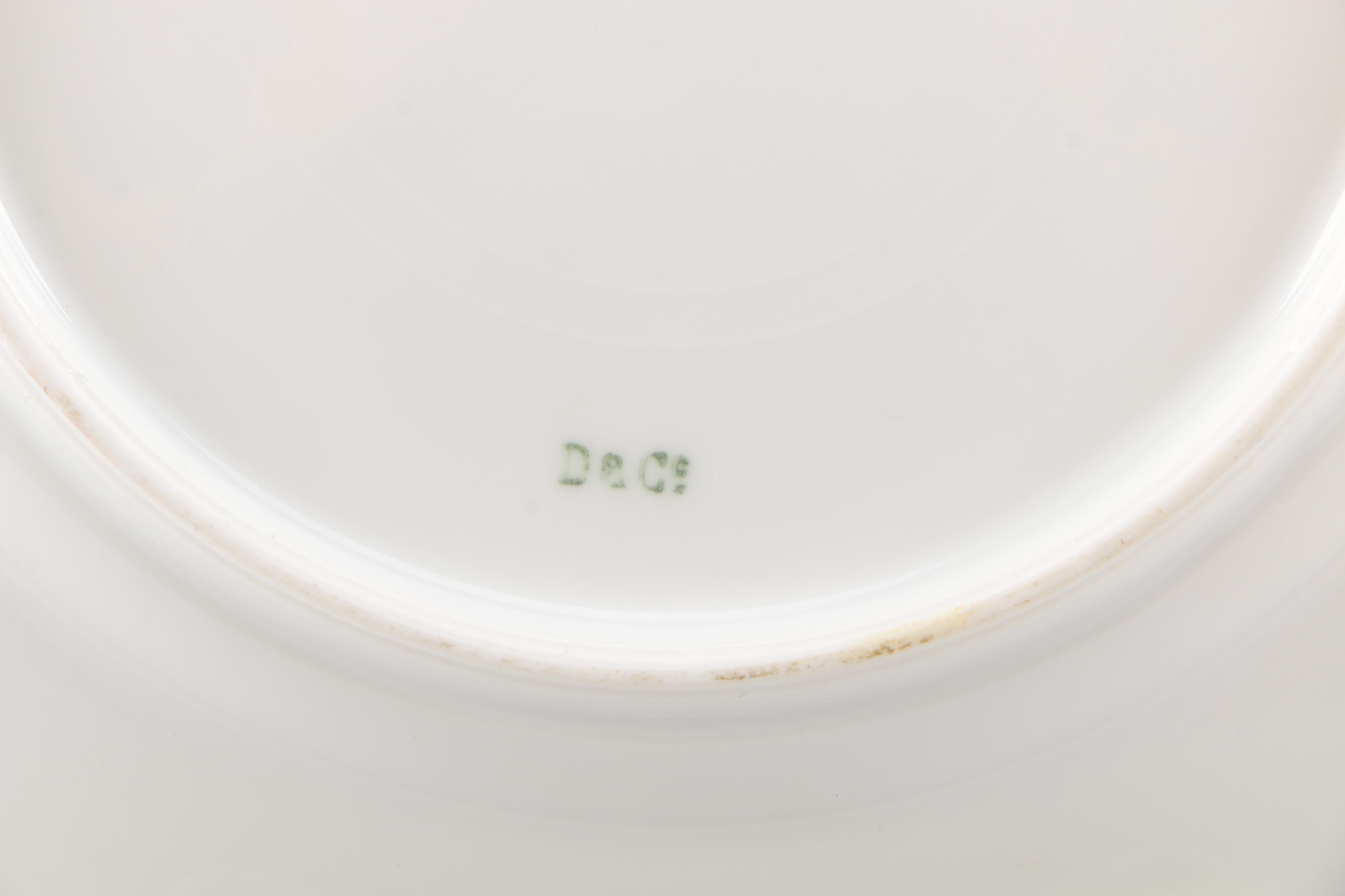 Porcelain Fruit Motif Plates Including Bernardaud & Co. Limoges