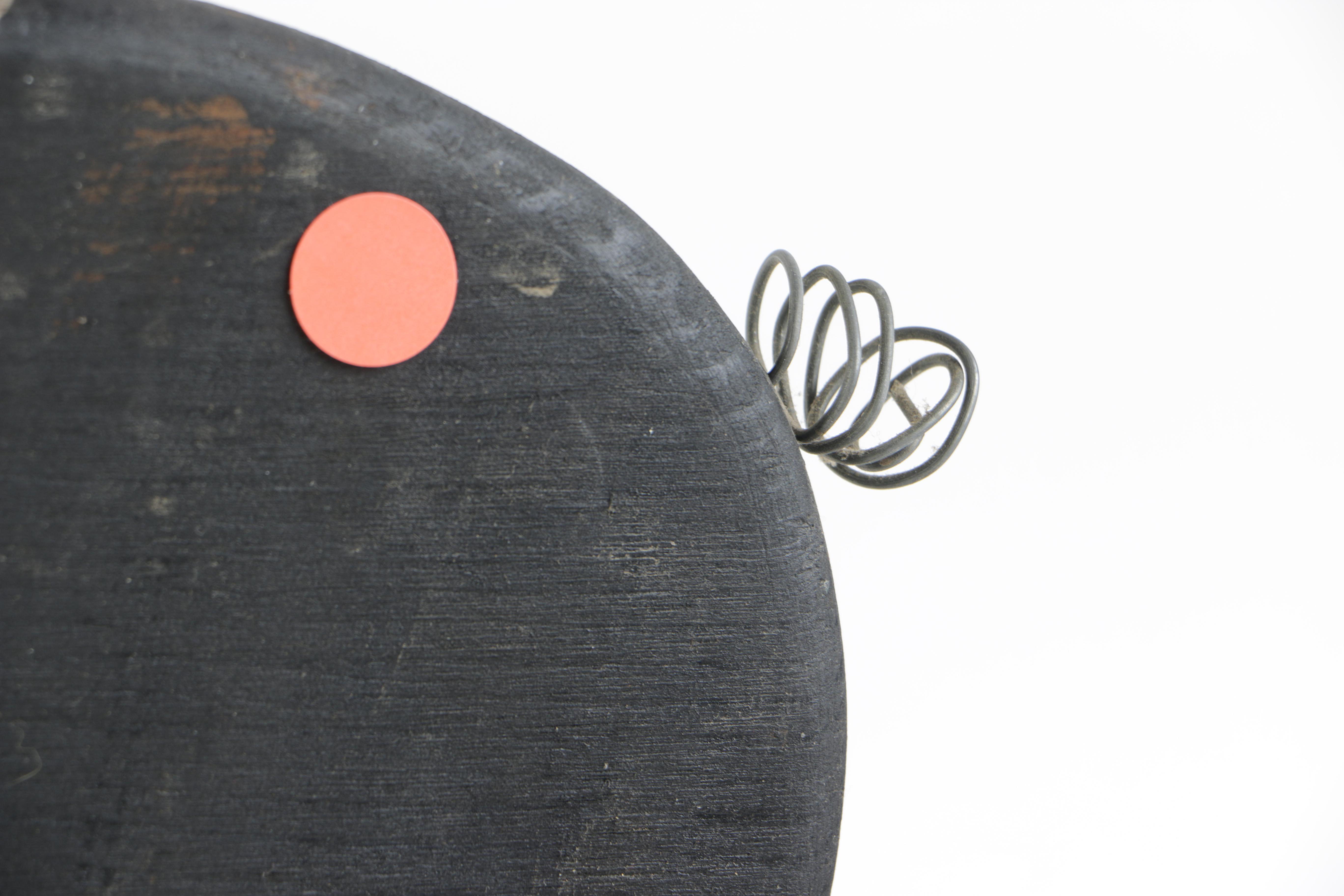 Hand-Painted Wooden Pig Decor