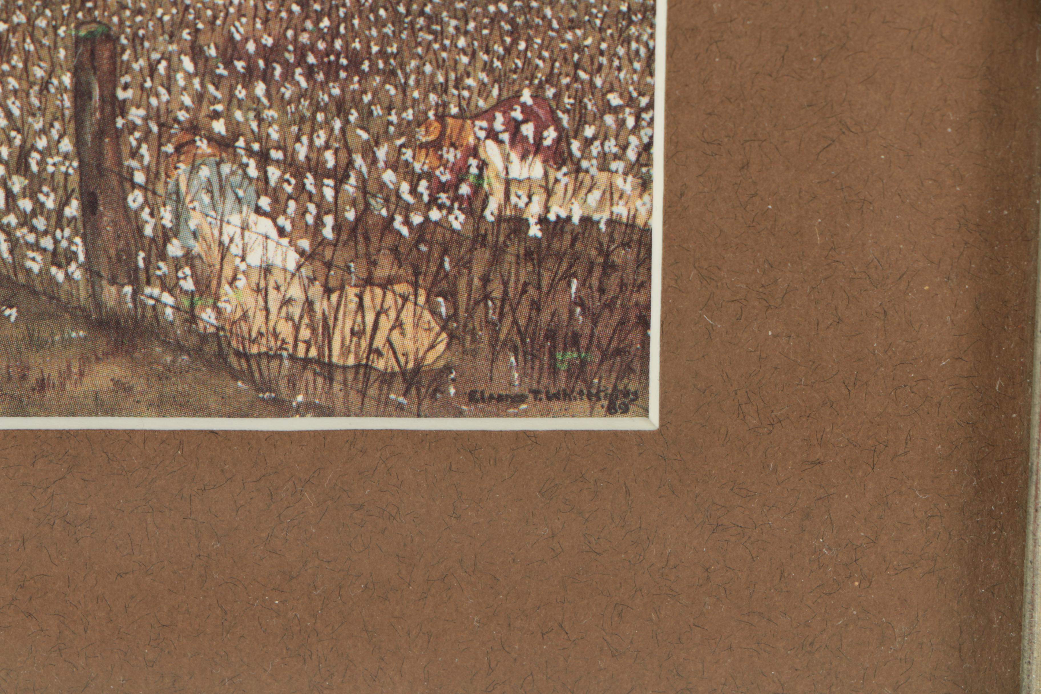 Offset Lithographs After Eleanor T. Whitesides of Farm Scenes